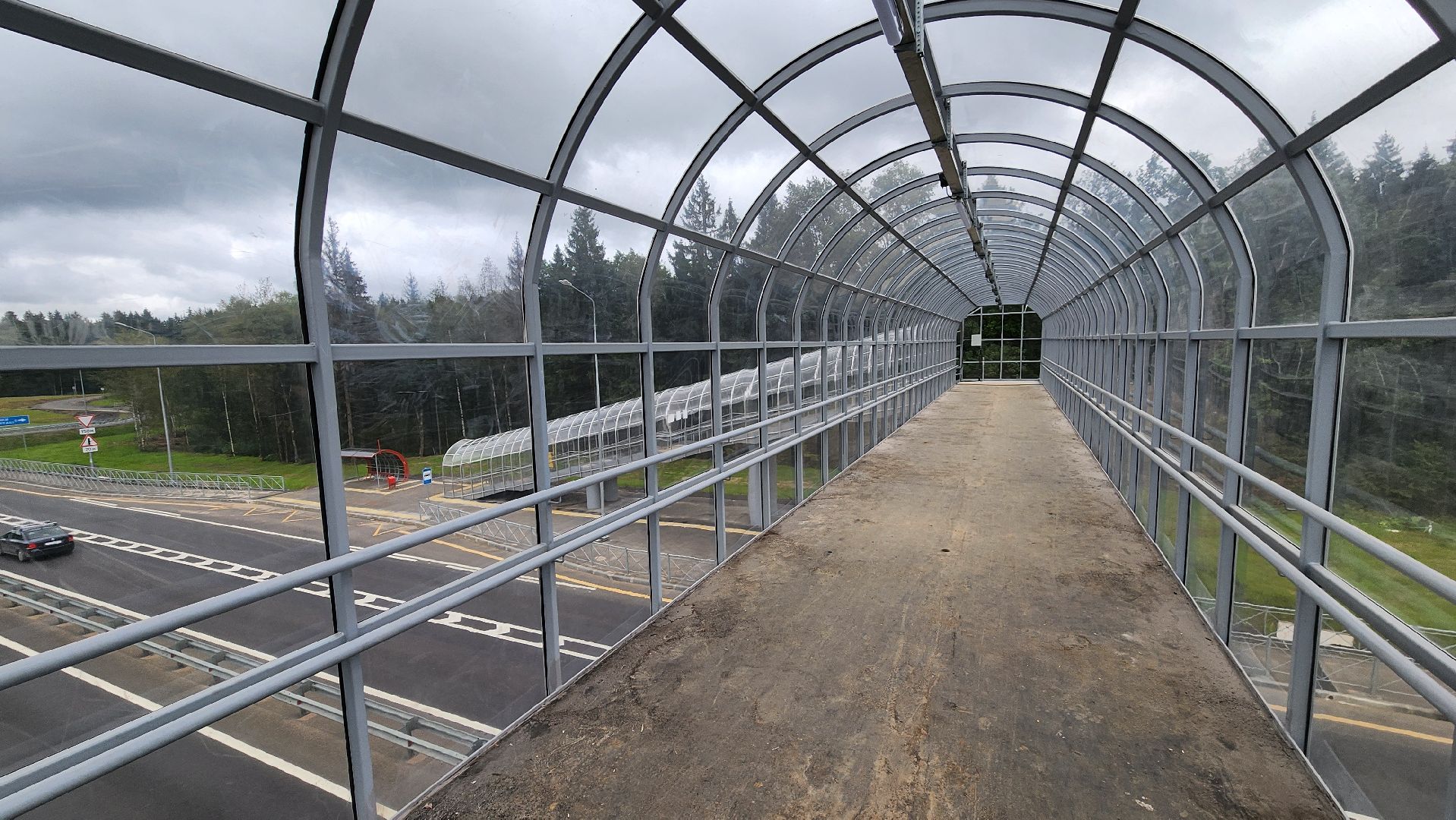 руза, минское шоссе, расширение федеральной трассы, надземный переход,