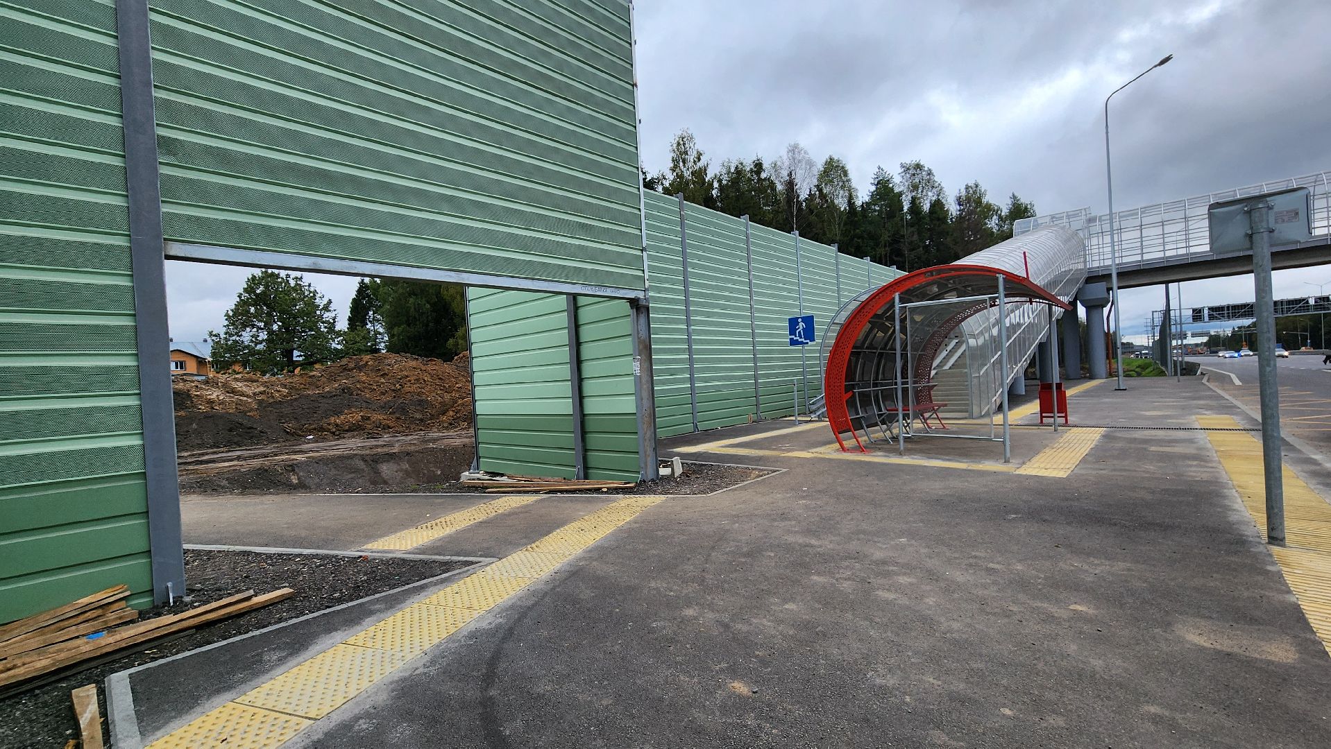 руза, минское шоссе, расширение федеральной трассы, надземный переход,