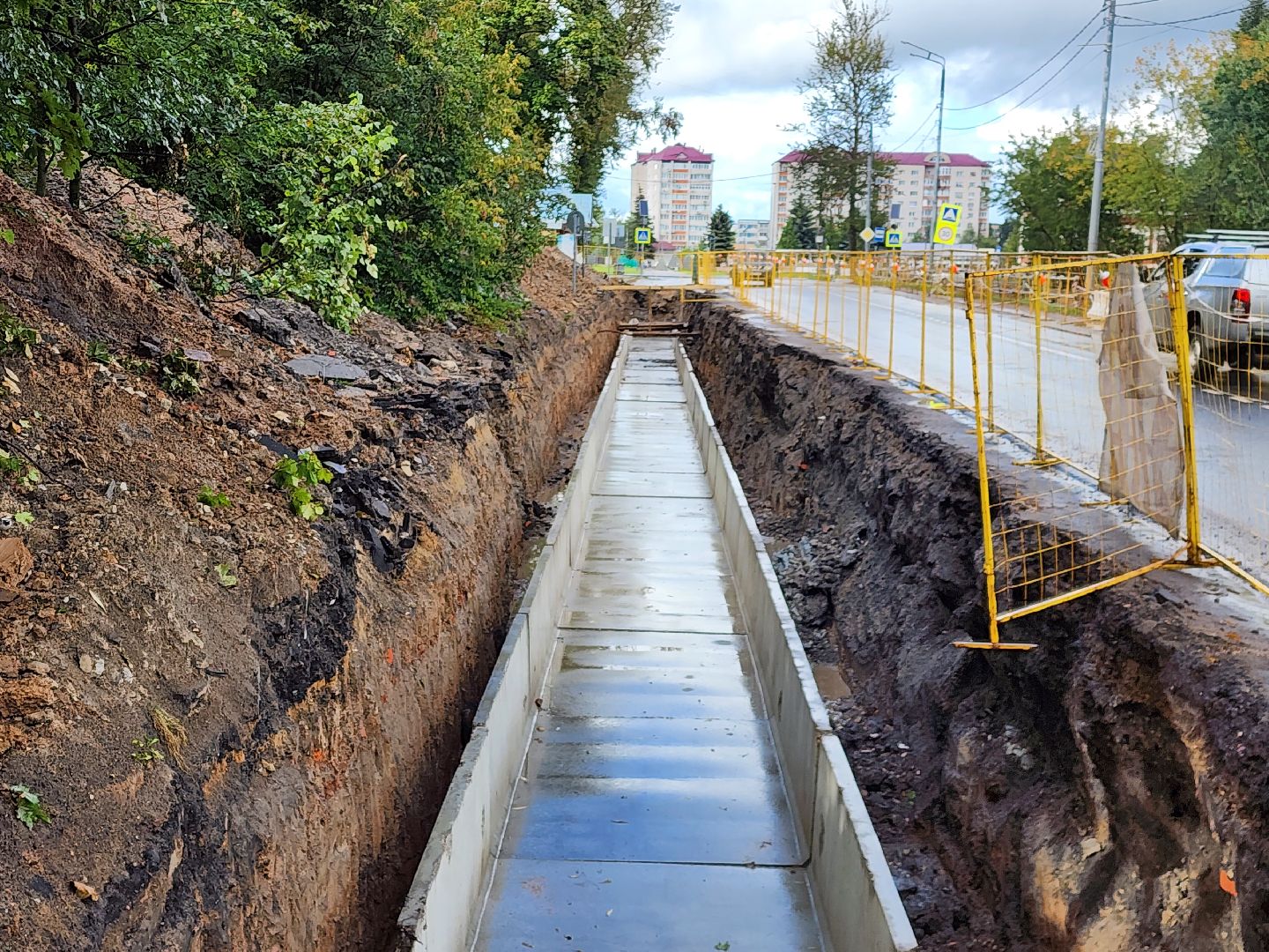 сергиево-посадский городской округ, хотьково, замена теплосетей, теплотрасса, жкх,