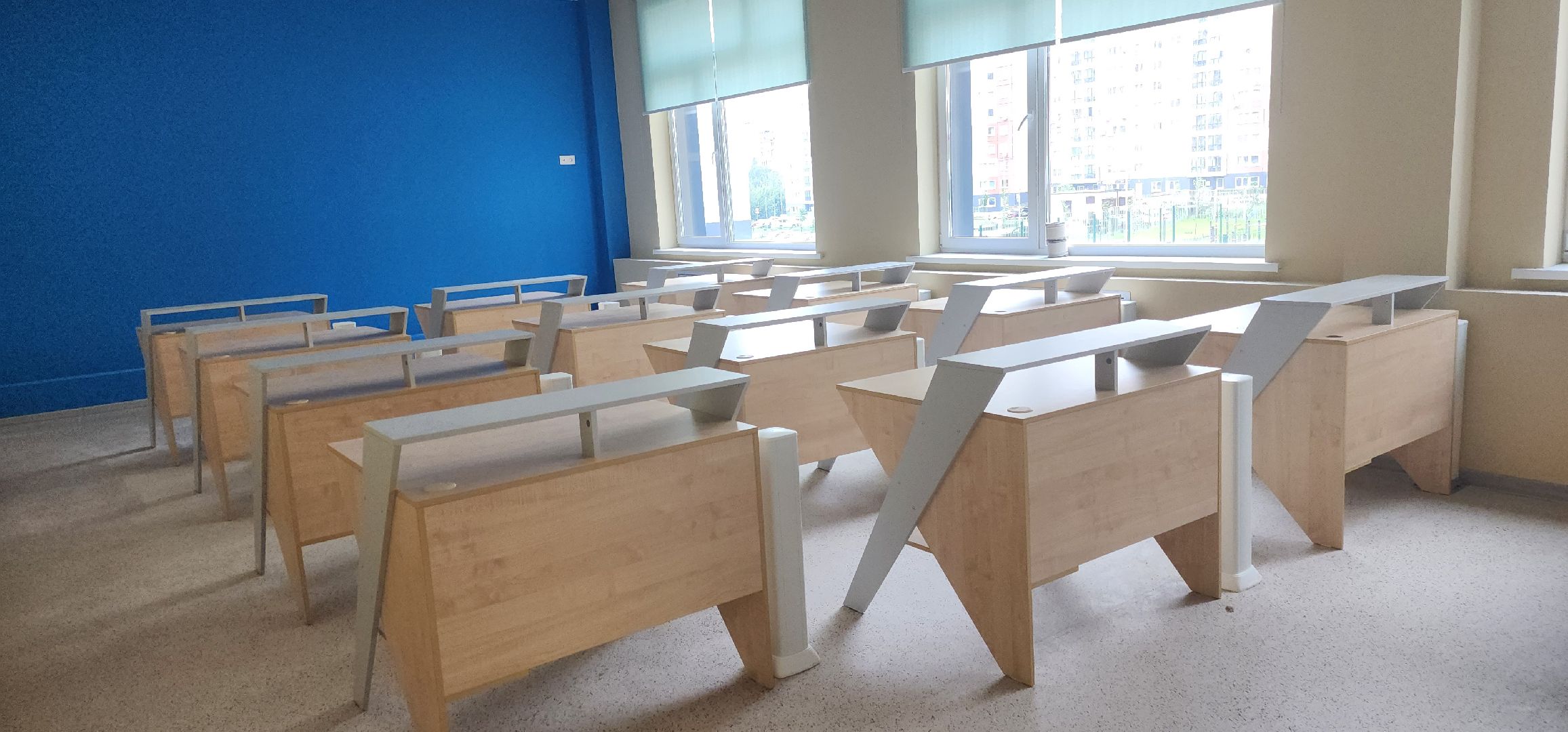 долгопрудный, школа на 550 мест, строительство, школьная библиотека, спортивная площадка, спортзал, актовый зал,