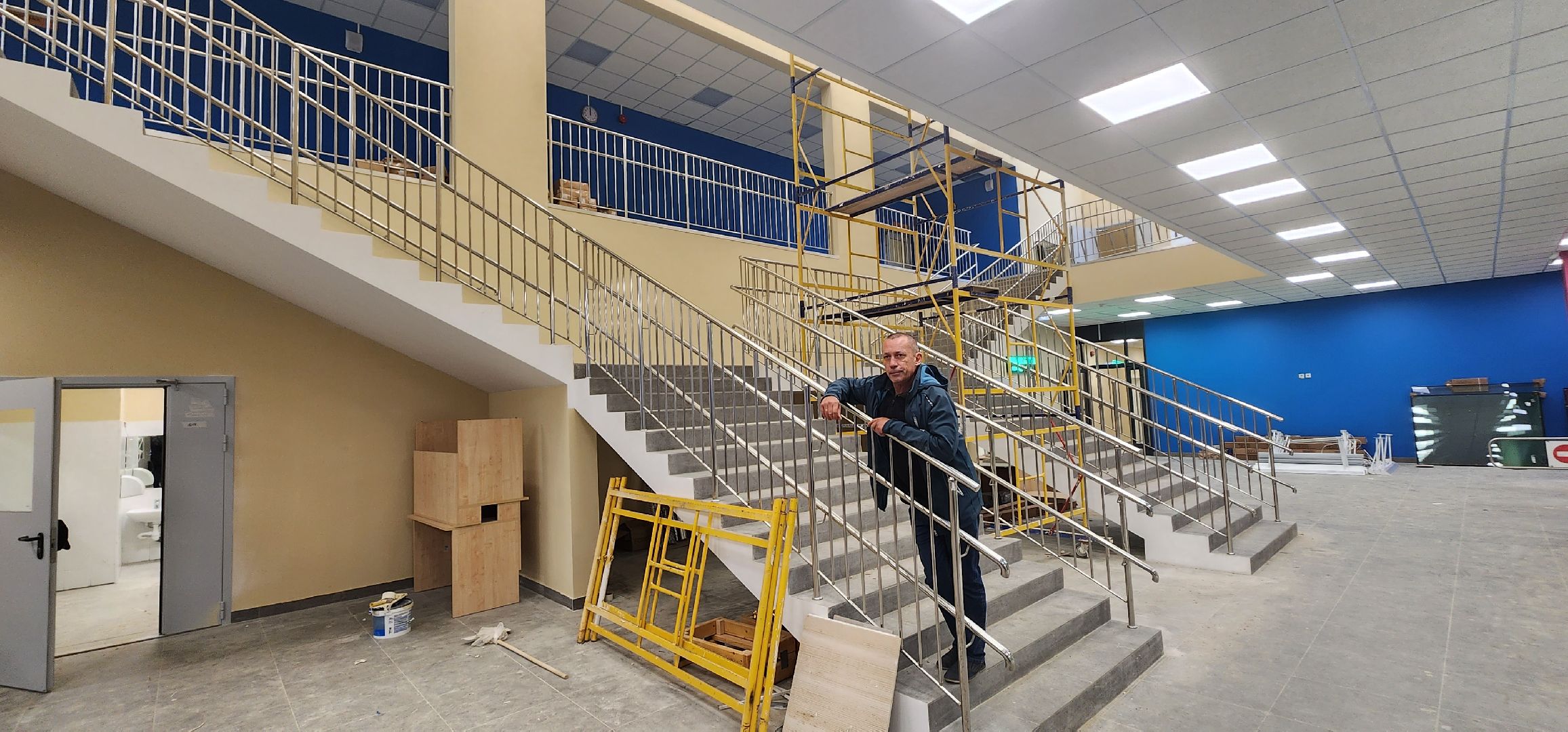 долгопрудный, школа на 550 мест, строительство, школьная библиотека, спортивная площадка, спортзал, актовый зал,