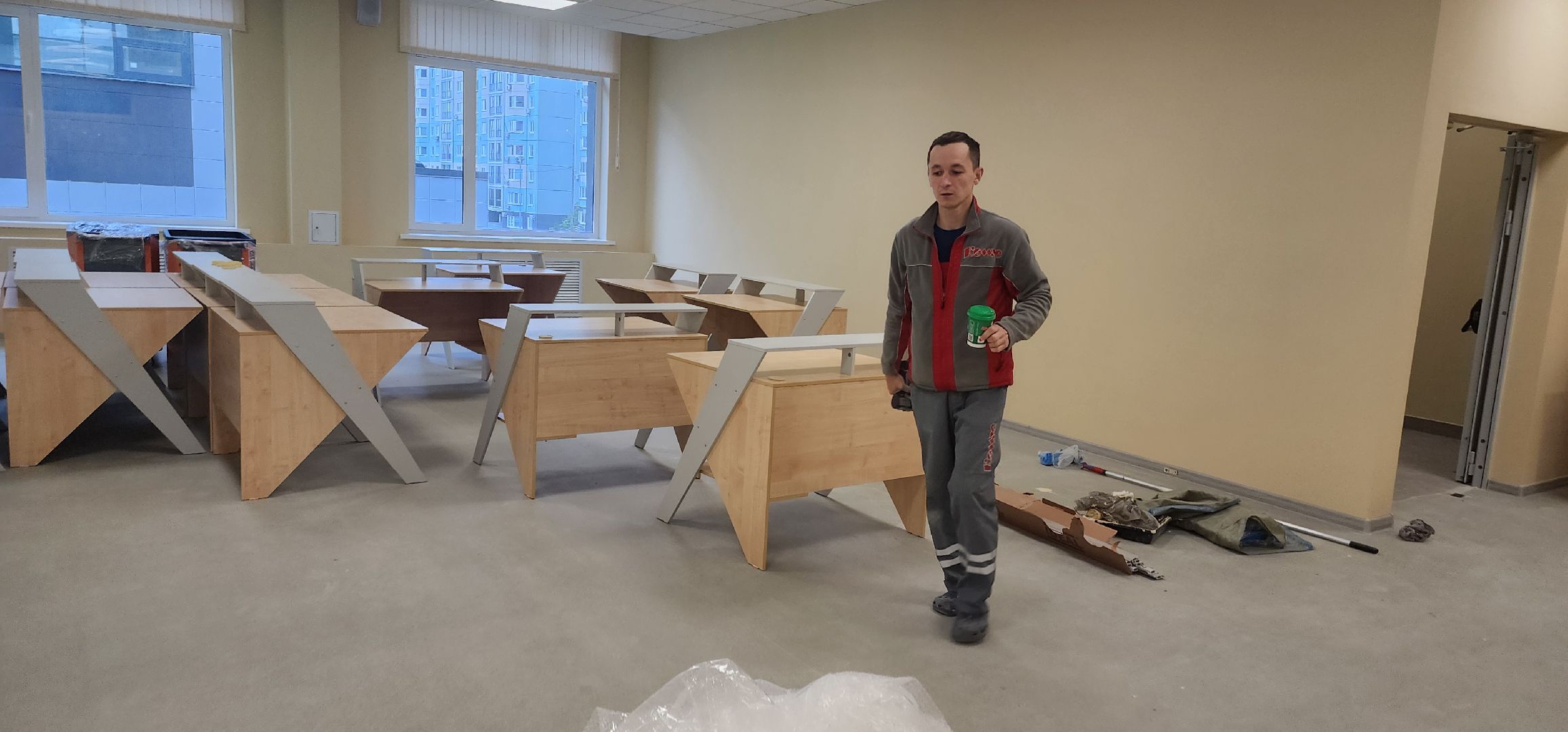 долгопрудный, школа на 550 мест, строительство, школьная библиотека, спортивная площадка, спортзал, актовый зал,