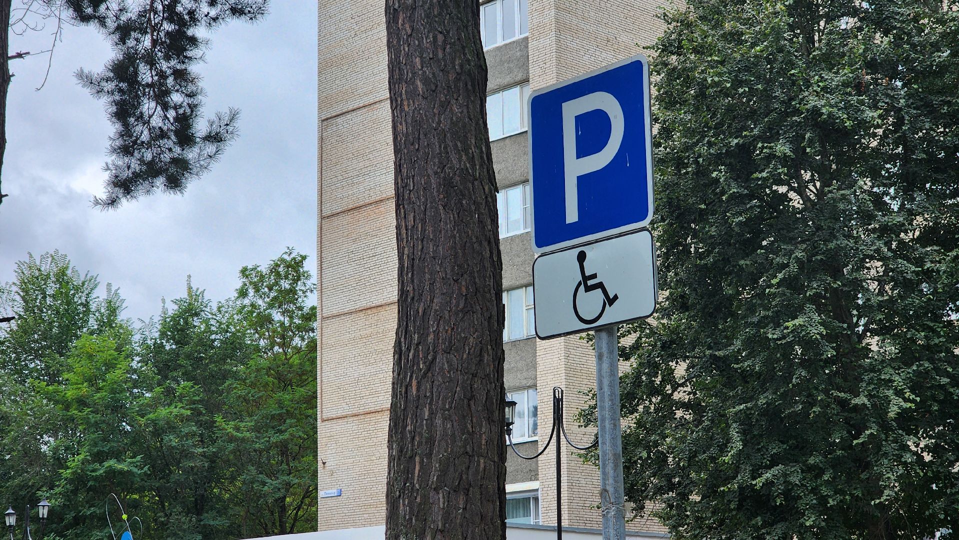 дорожная разметка, протвино, места для инвалидов,