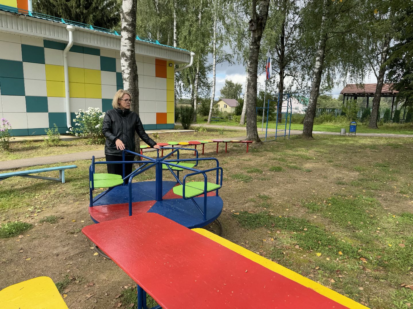 шаховская, благоустройство детских садов, детский сад, подготовка дошкольного учреждения,