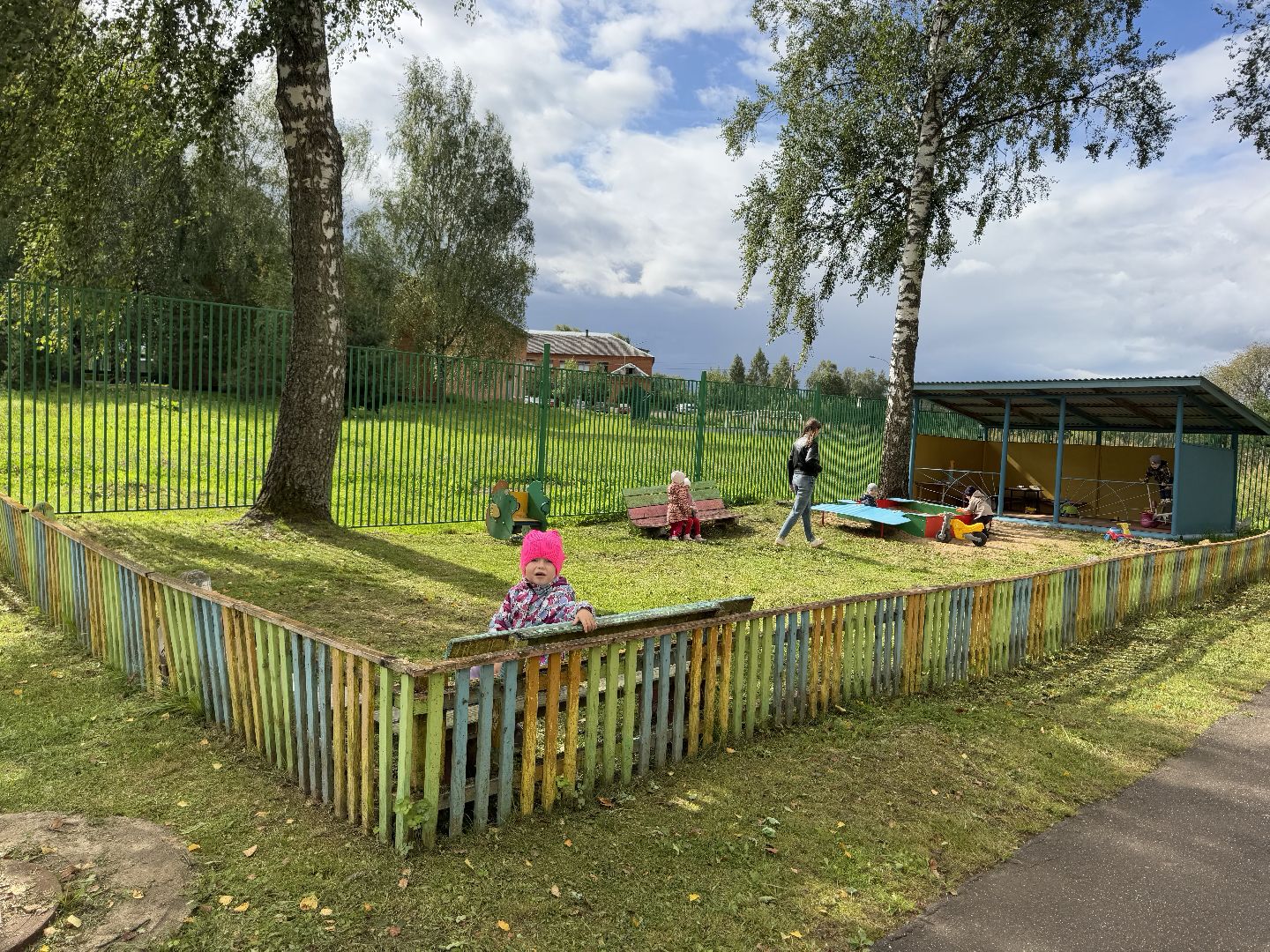 шаховская, благоустройство детских садов, детский сад, подготовка дошкольного учреждения,