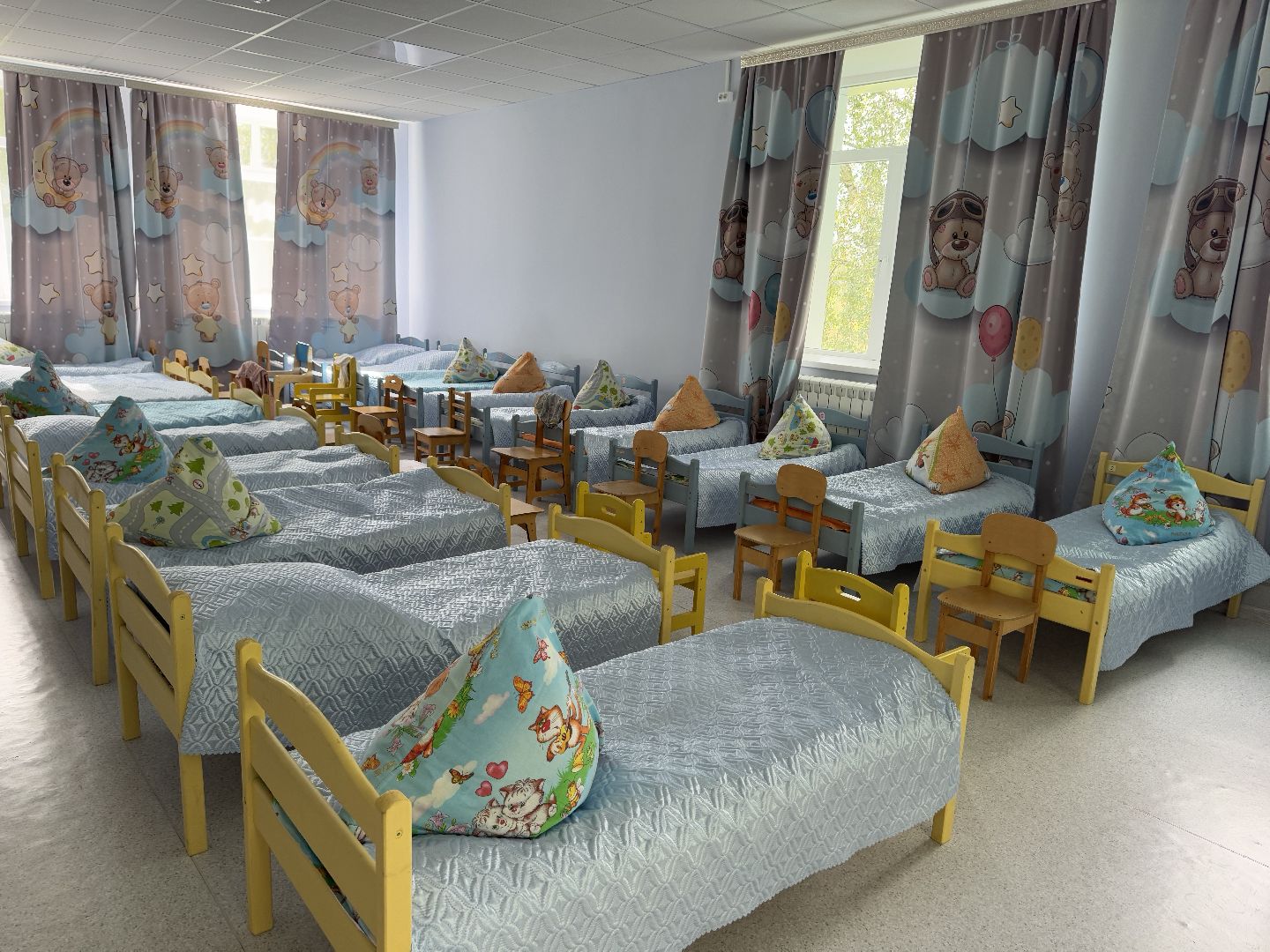 шаховская, благоустройство детских садов, детский сад, подготовка дошкольного учреждения,