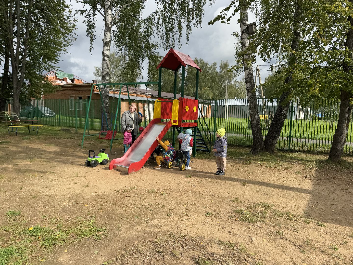 шаховская, благоустройство детских садов, детский сад, подготовка дошкольного учреждения,