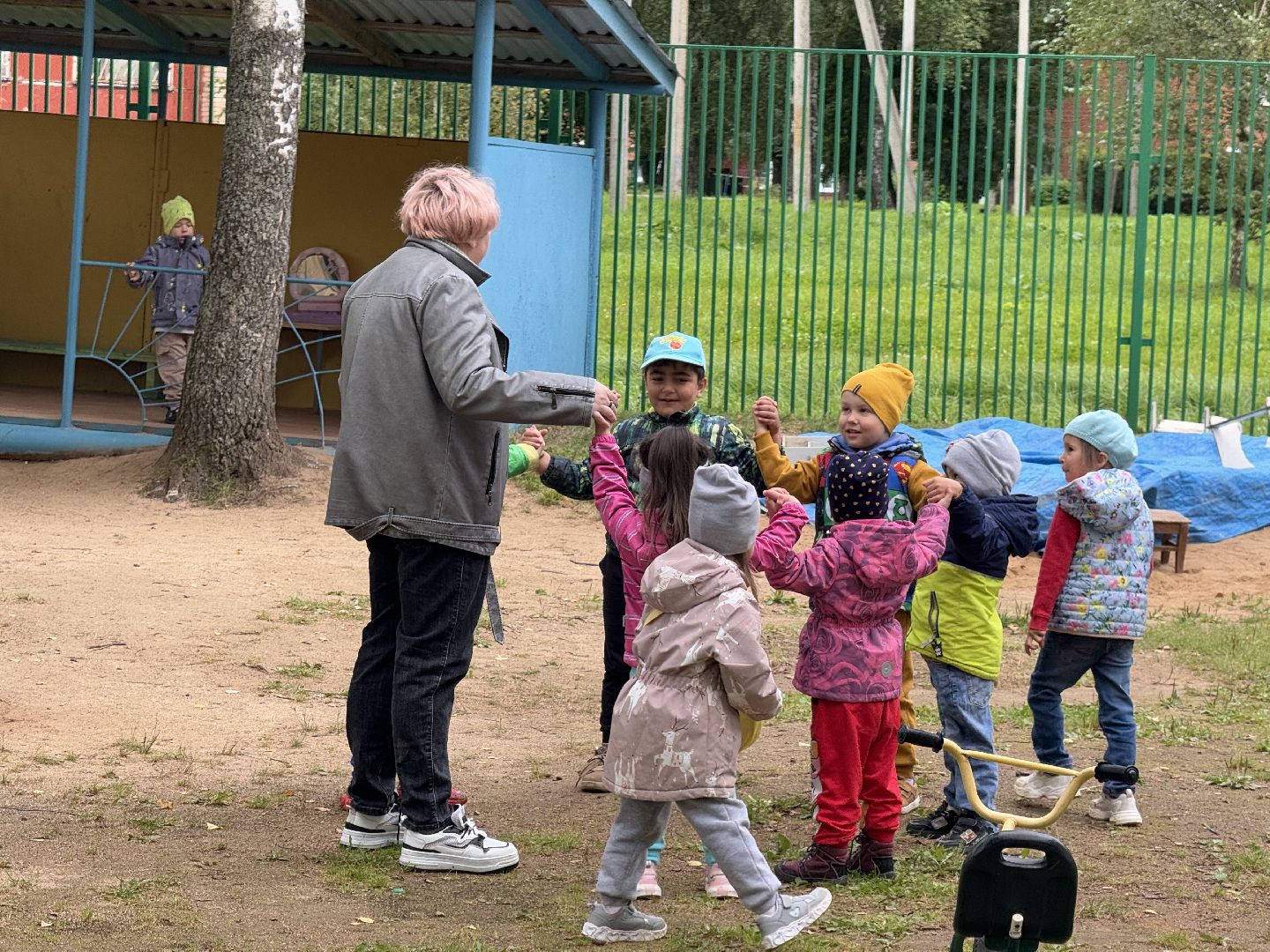 шаховская, благоустройство детских садов, детский сад, подготовка дошкольного учреждения,