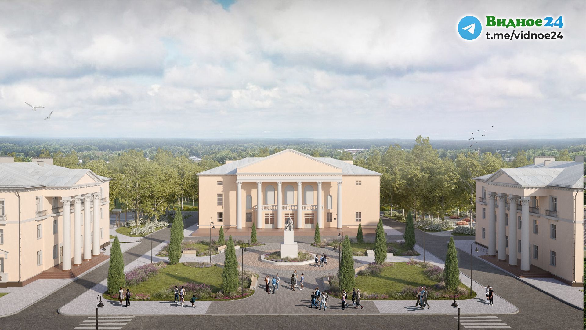 благоустройство сквера, ленинский городской округ, комфортная городская среда,советская площадь,