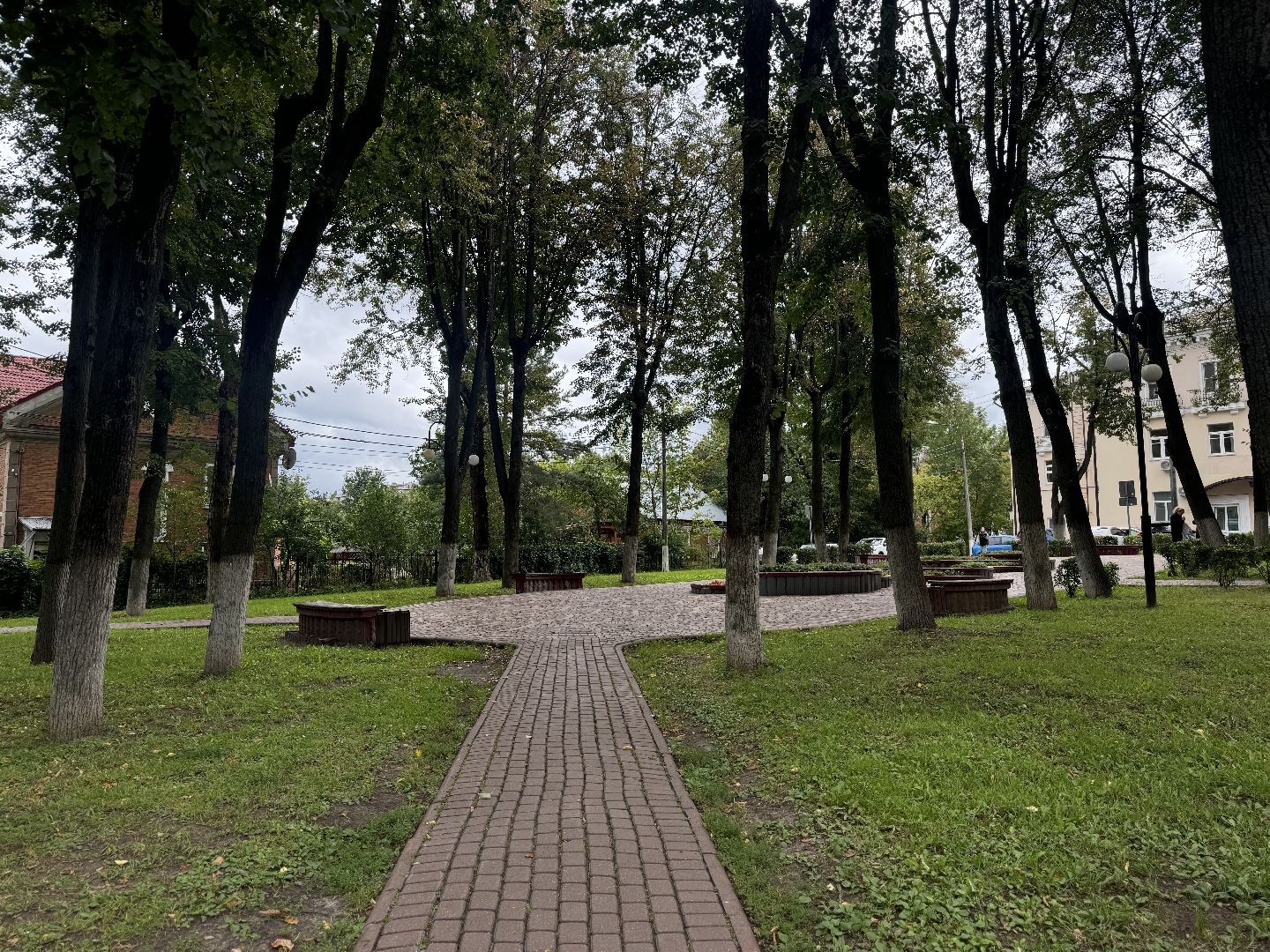 благоустройство сквера, ленинский городской округ, комфортная городская среда,советская площадь,