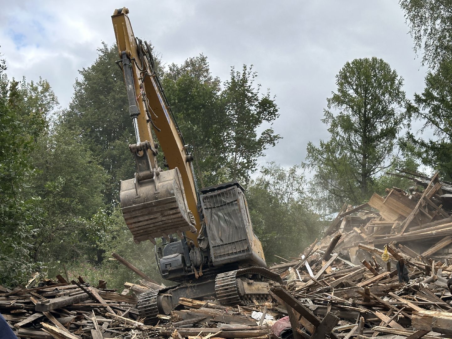 пушкинский городской округ, красноармейск, снос аварийного жилья, снос дома,