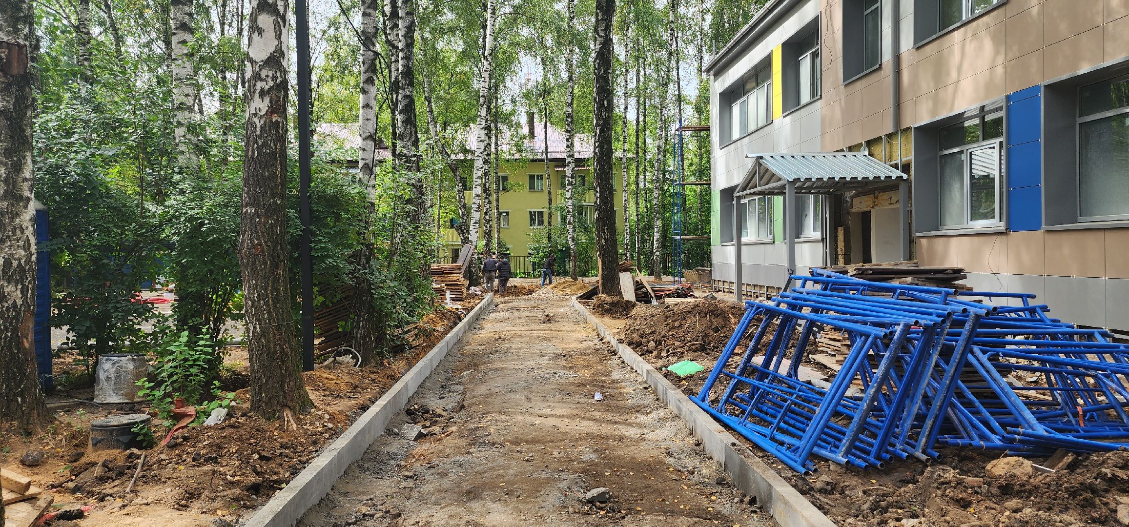 долгопрудный, детский сад, капремонт, входные группы,