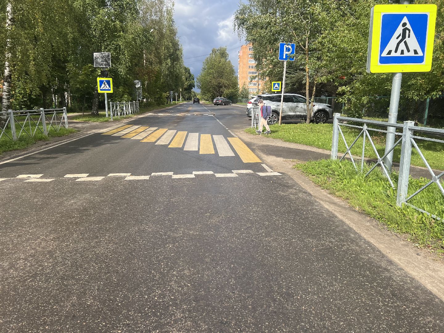 Запрудня , Дороги пешеход, талдомский городской округ,