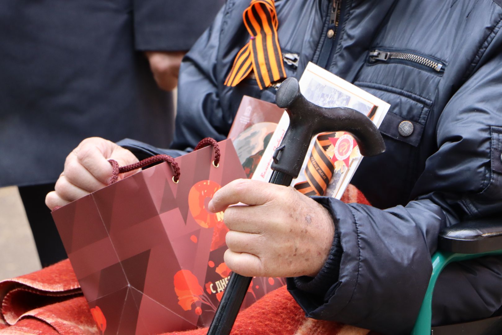 Серебряные Пруды, День Победы, поздравление ветерана