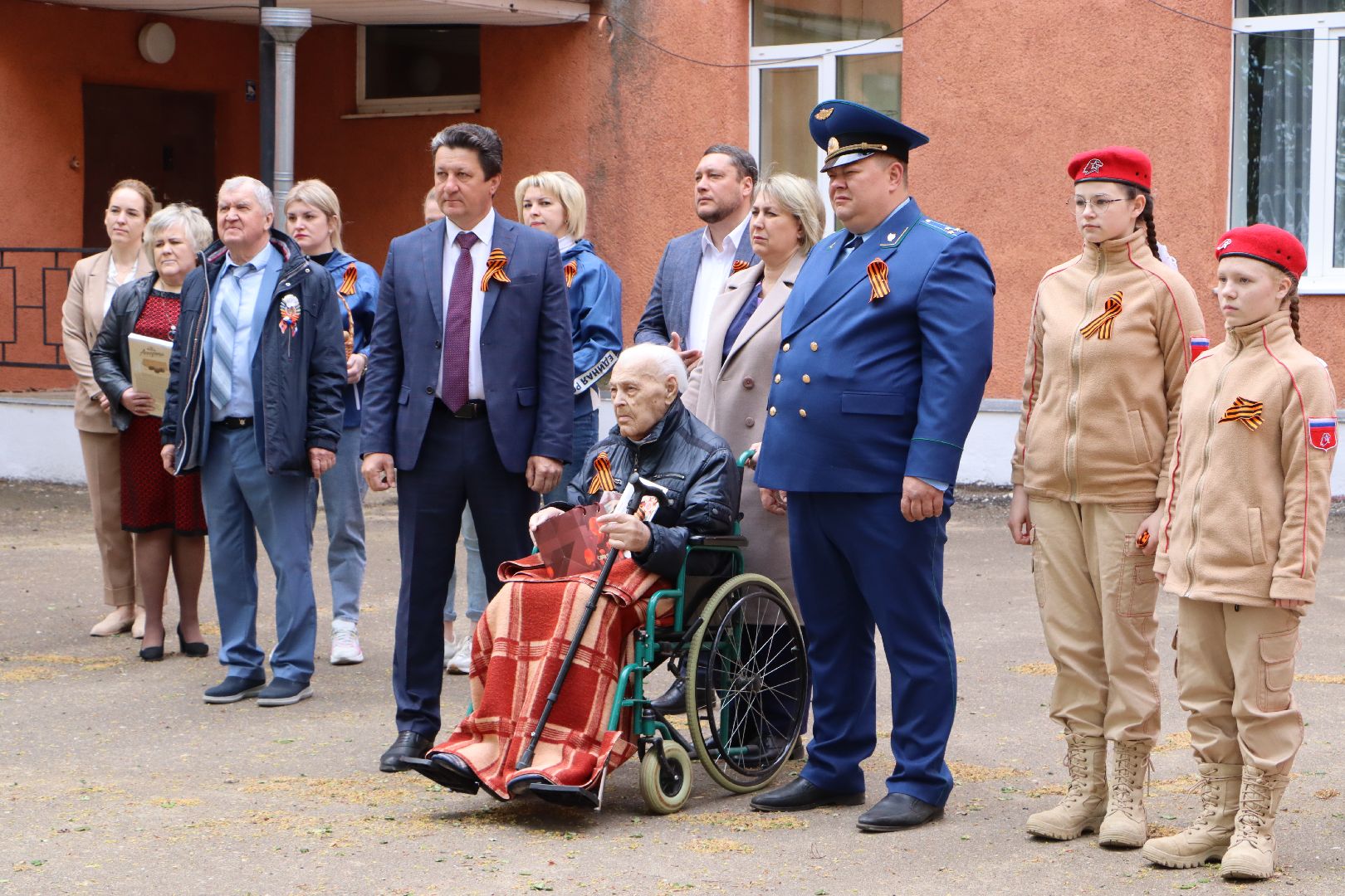 Серебряные Пруды, День Победы, поздравление ветерана