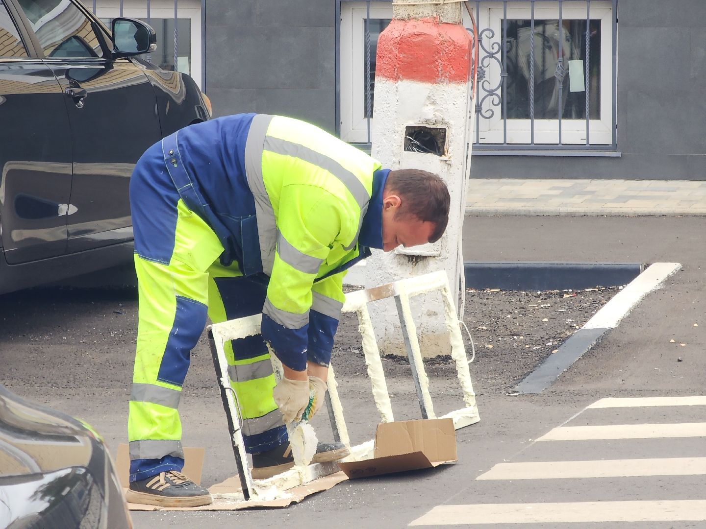 павловский посад, дороги, разметка,