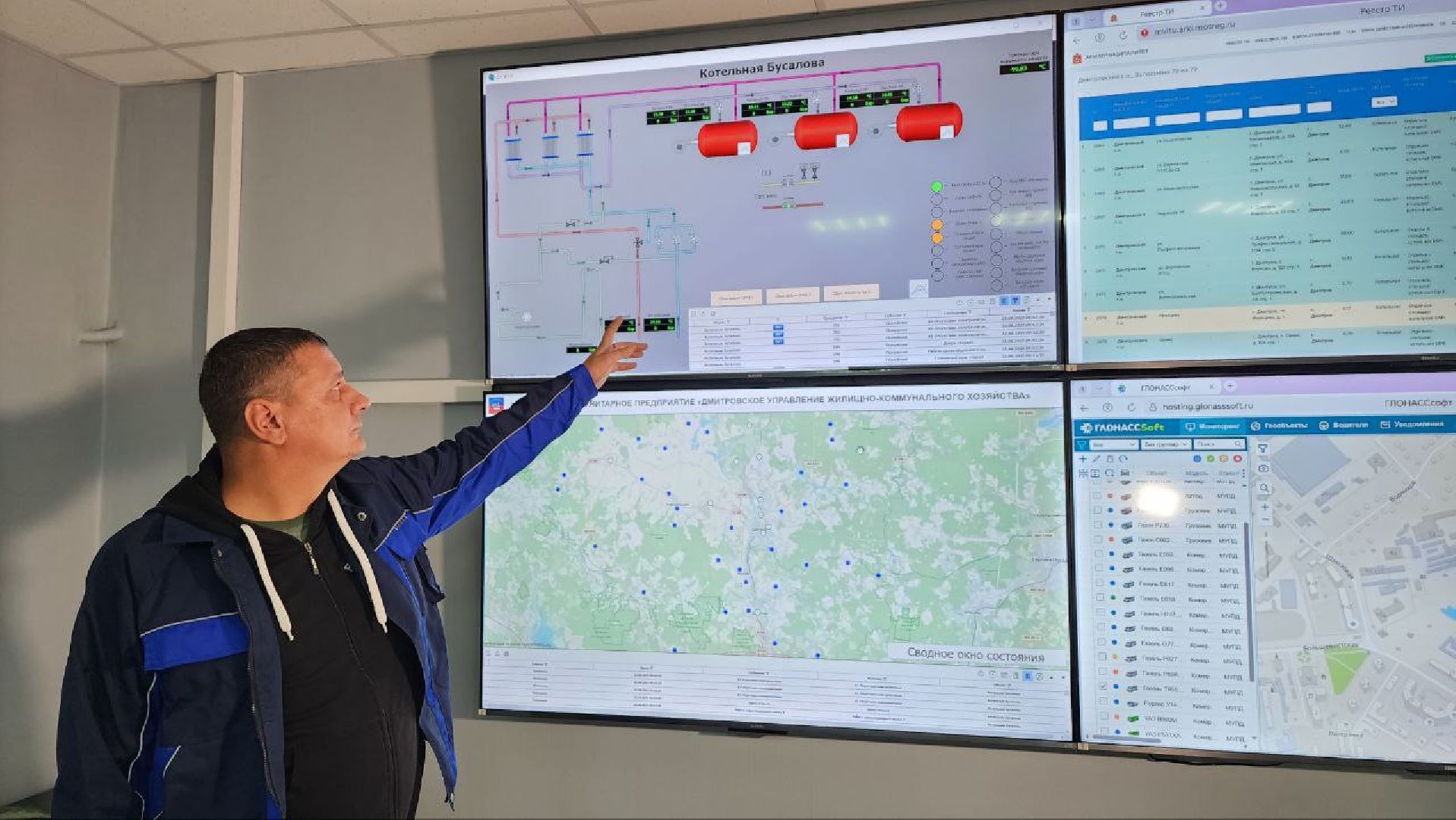 Дмитров, МУП ДУ ЖКХ, Теплосервис, Диспетчерская теплосервиса, МинЖКХ,