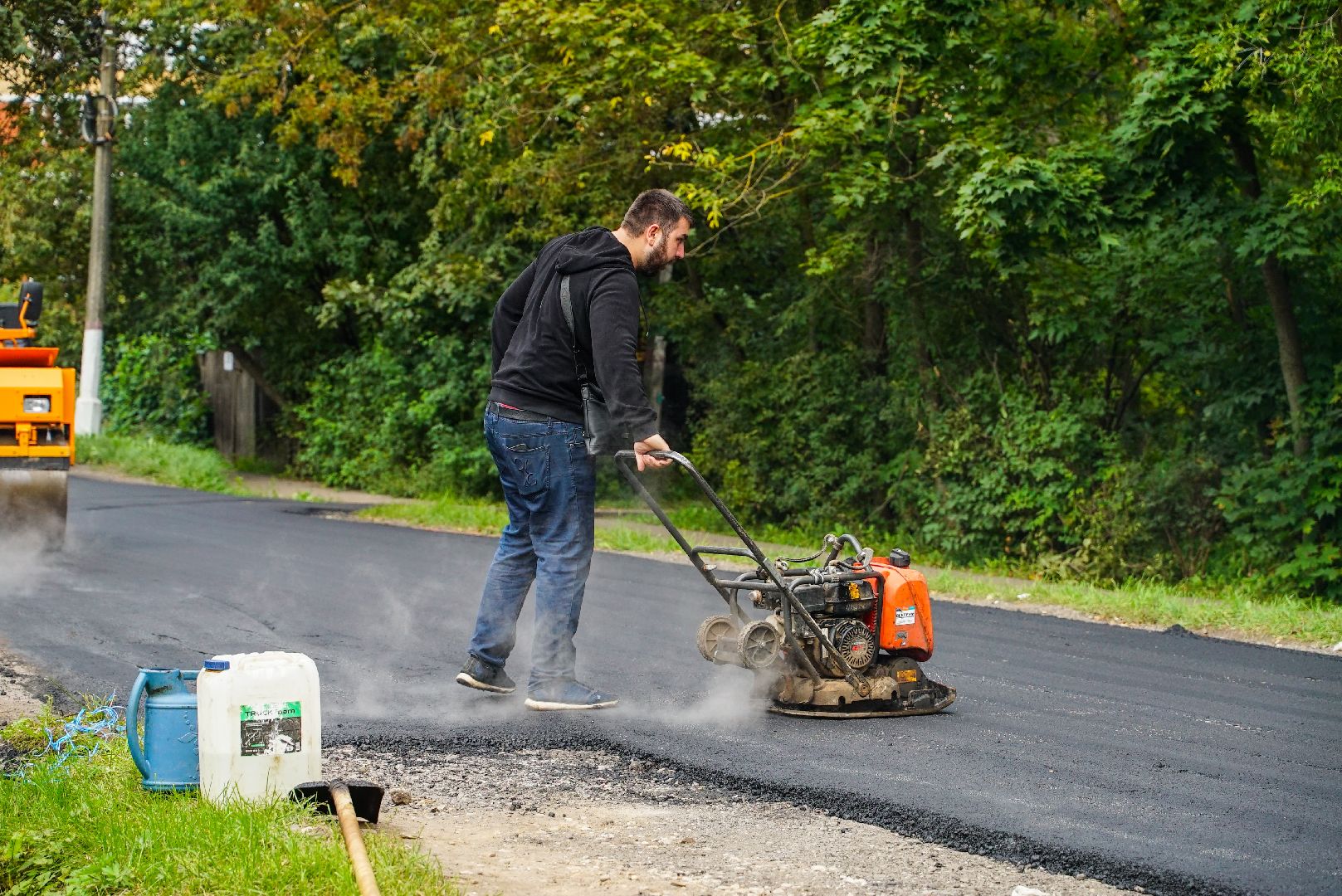 асфальт, дорога, ремонт,