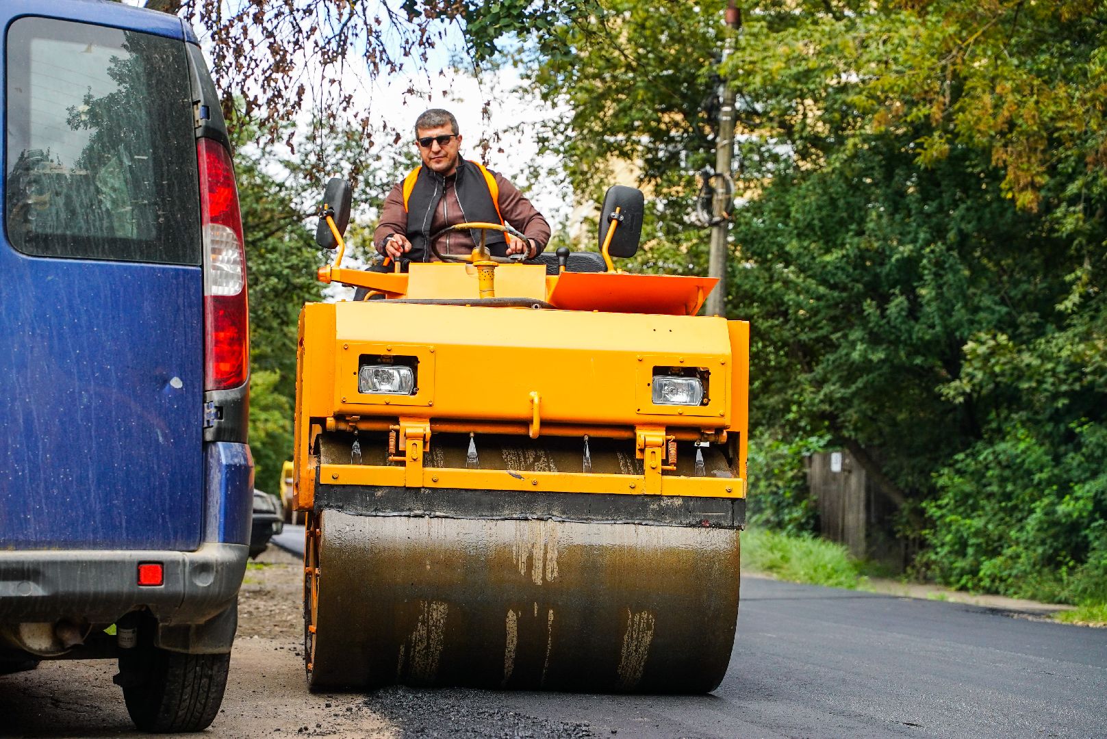 асфальт, дорога, ремонт,