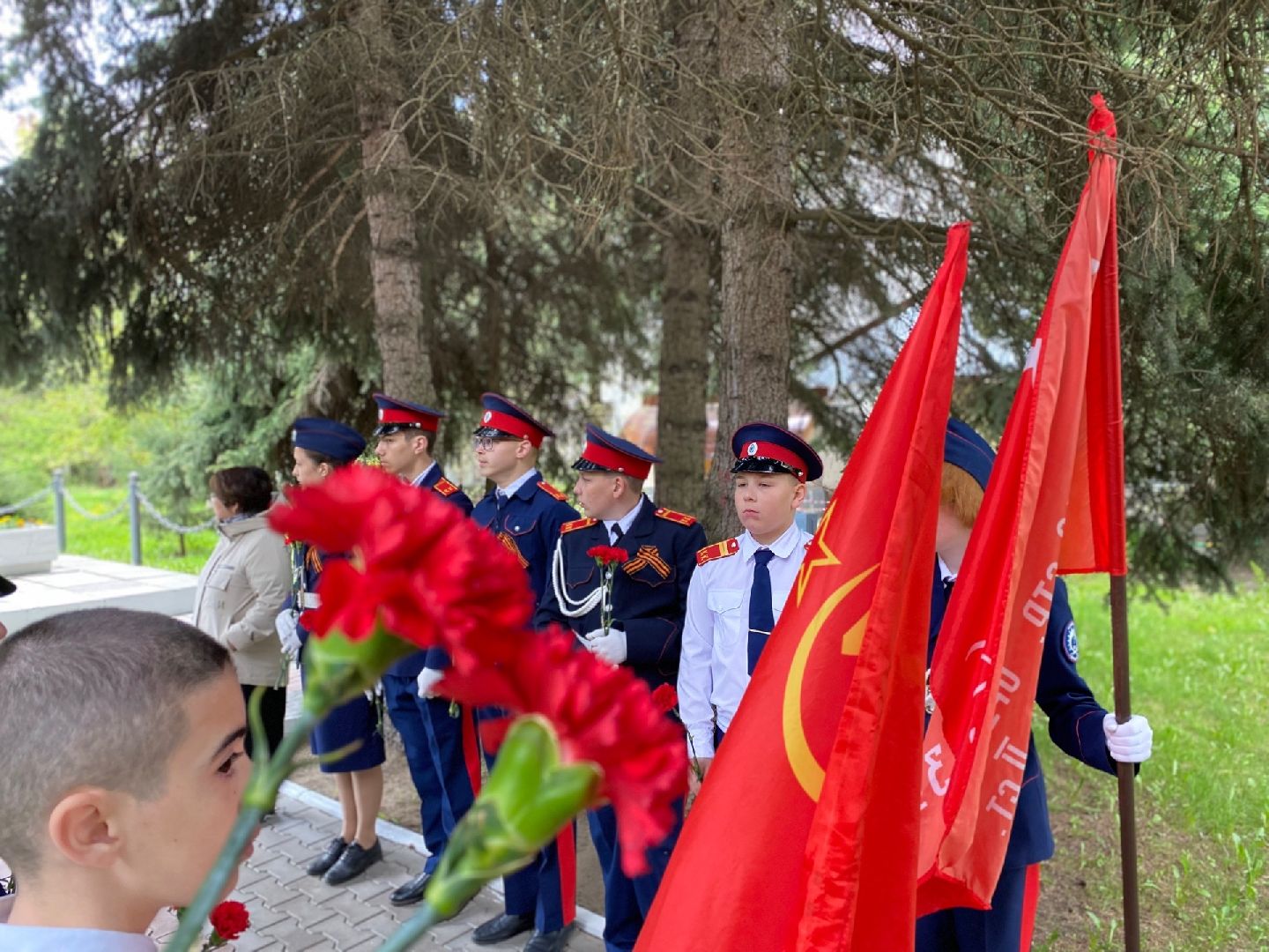 Домодедово, День Победы, 9 Мая, памятник, возложение цветов