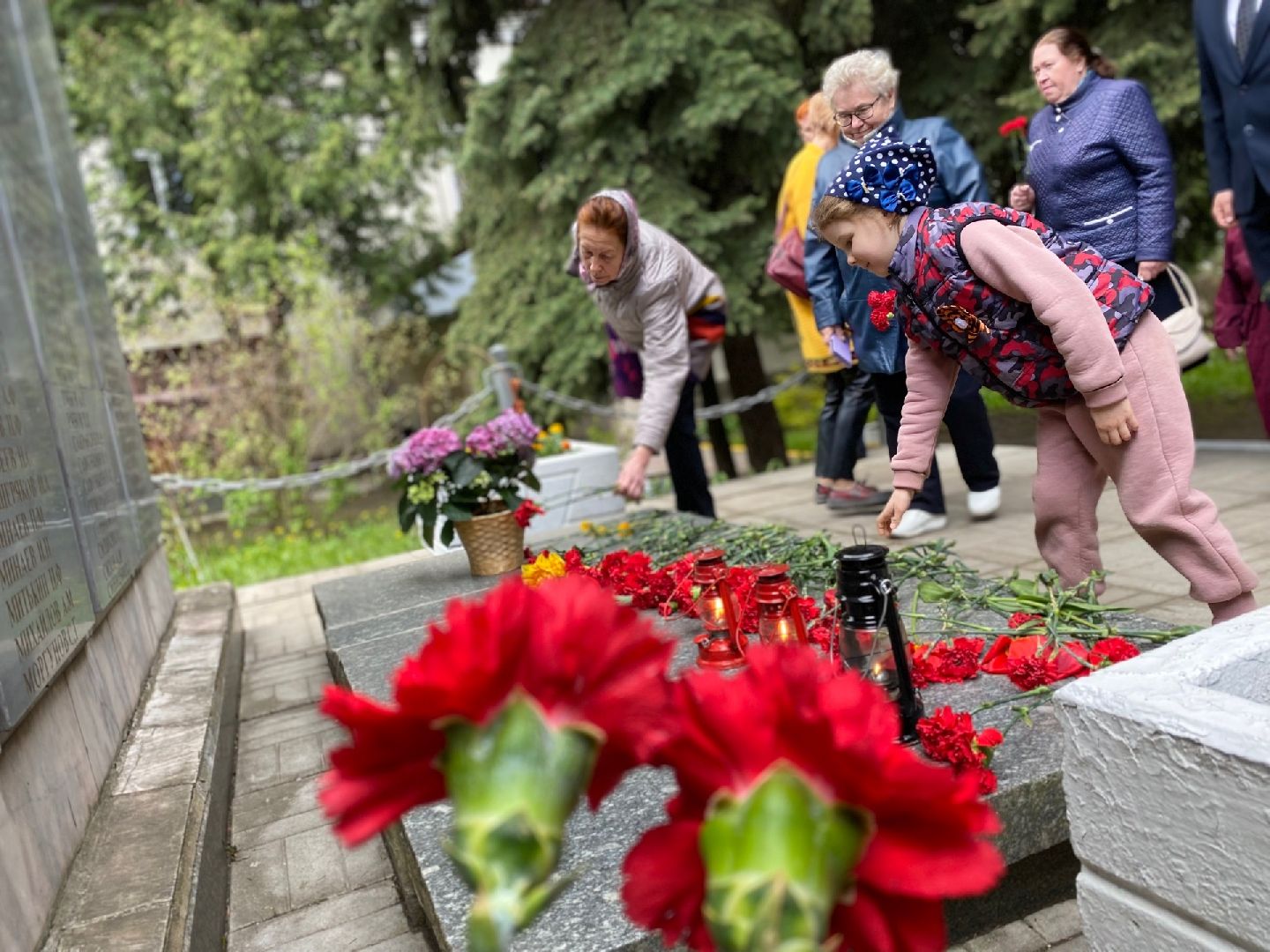 Домодедово, День Победы, 9 Мая, памятник, возложение цветов