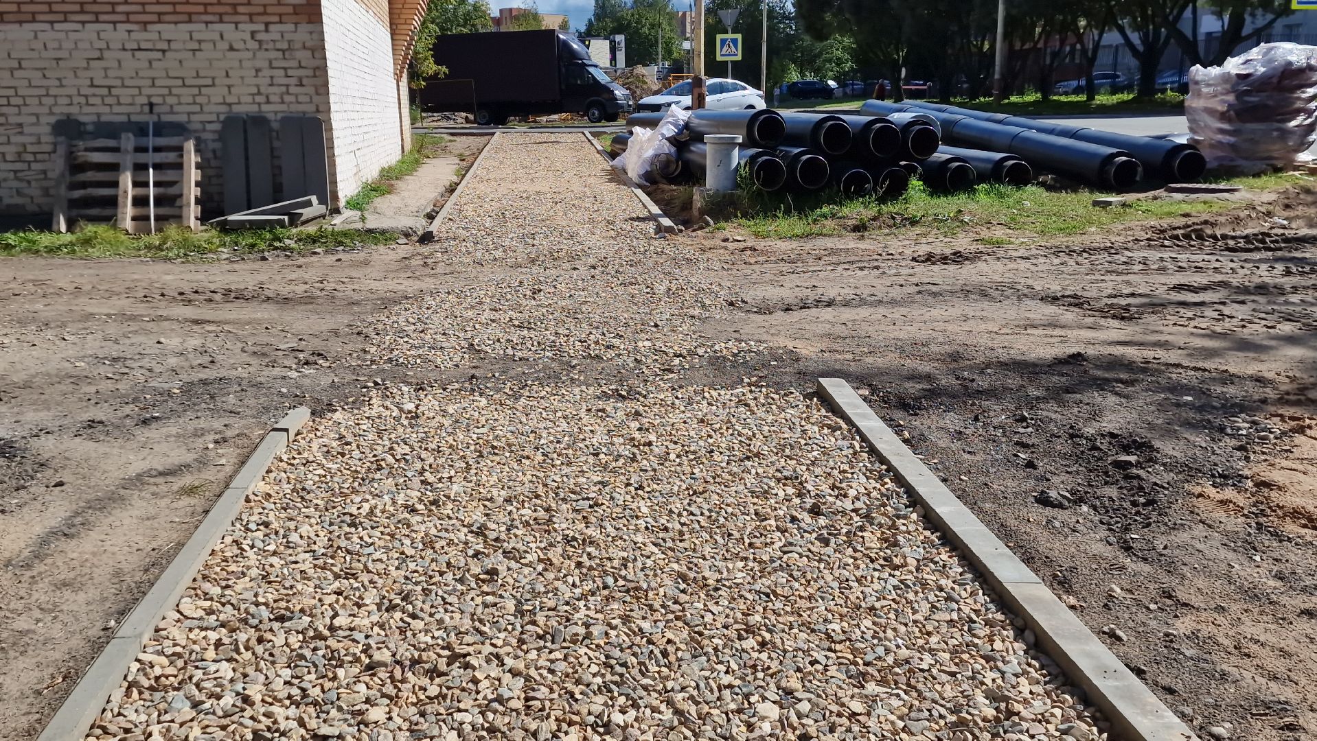 дубна, тротуары, благоустройство,