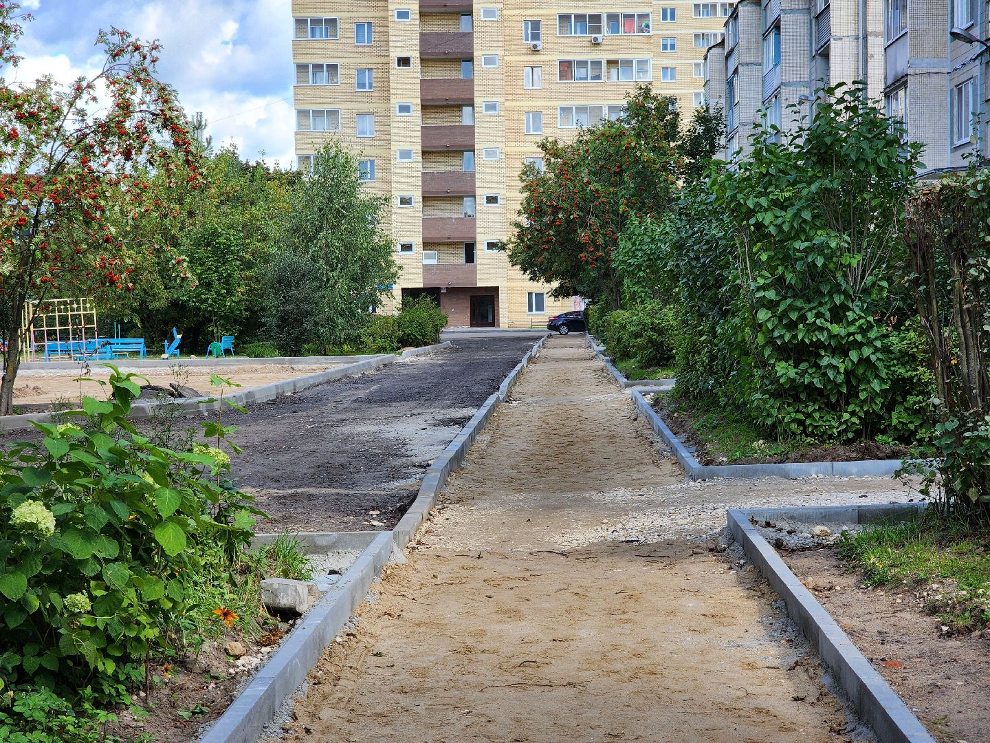 благоустройство, дворовая территория, благоустройство дворовой территории, комфортная городская среда, богородский городской округ,