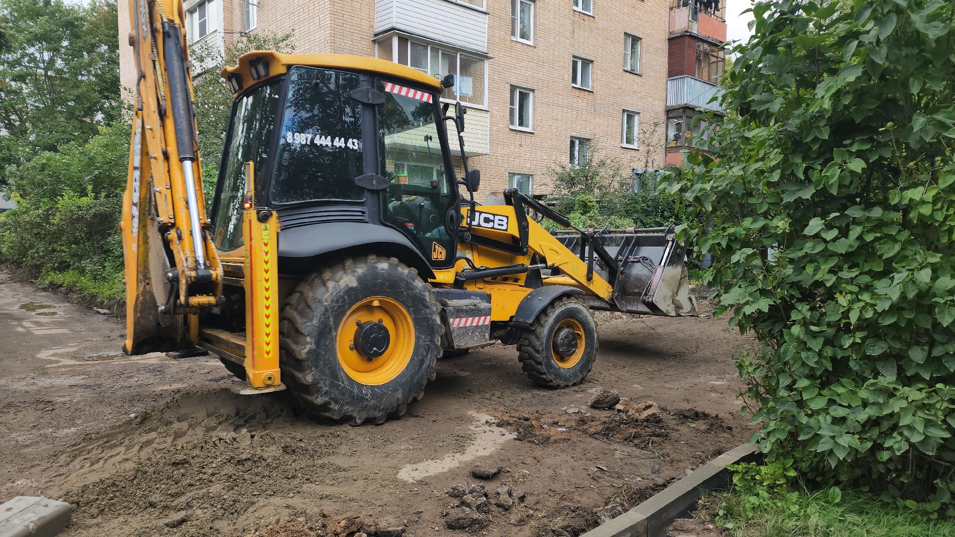 Асфальтирование , Благоустройство , Лобня ,