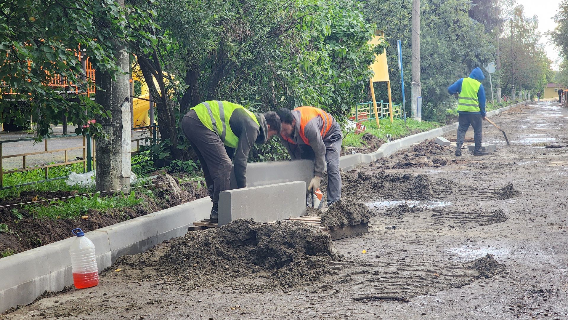 Асфальтирование , Благоустройство , Лобня ,