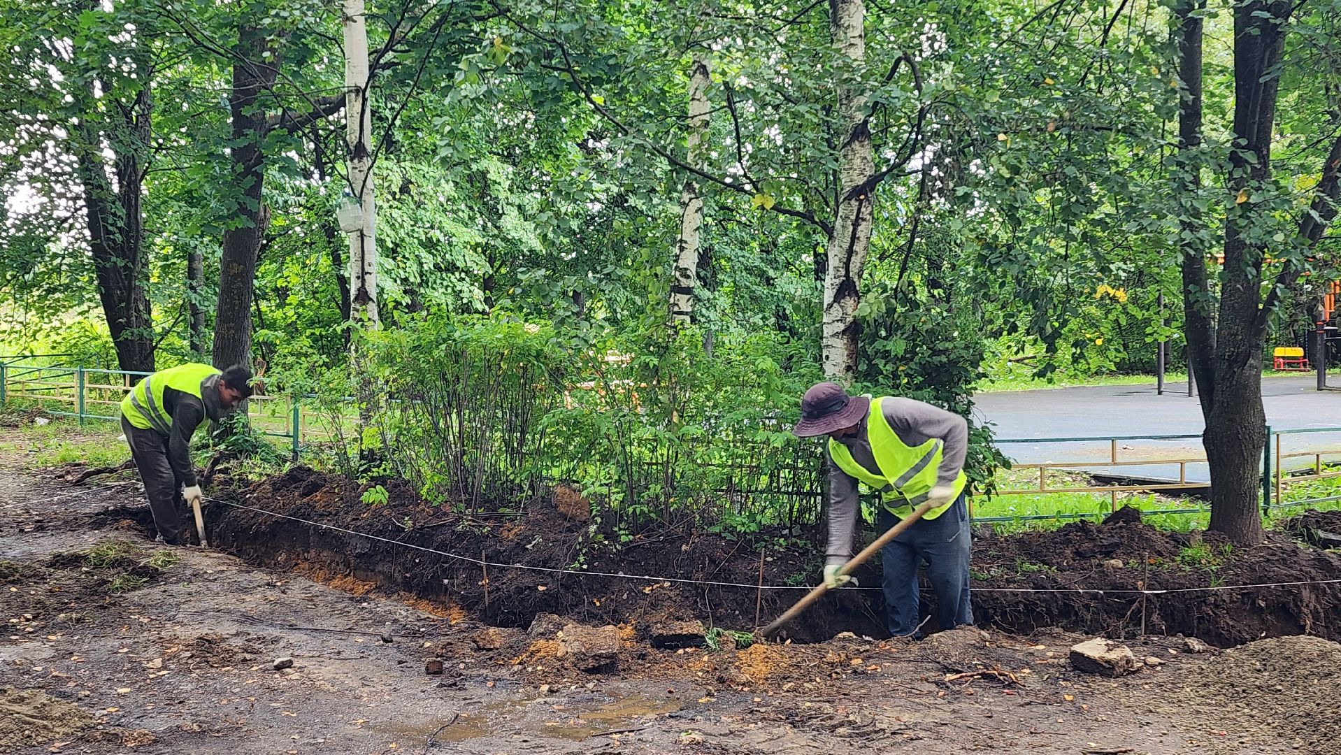 Асфальтирование , Благоустройство , Лобня ,
