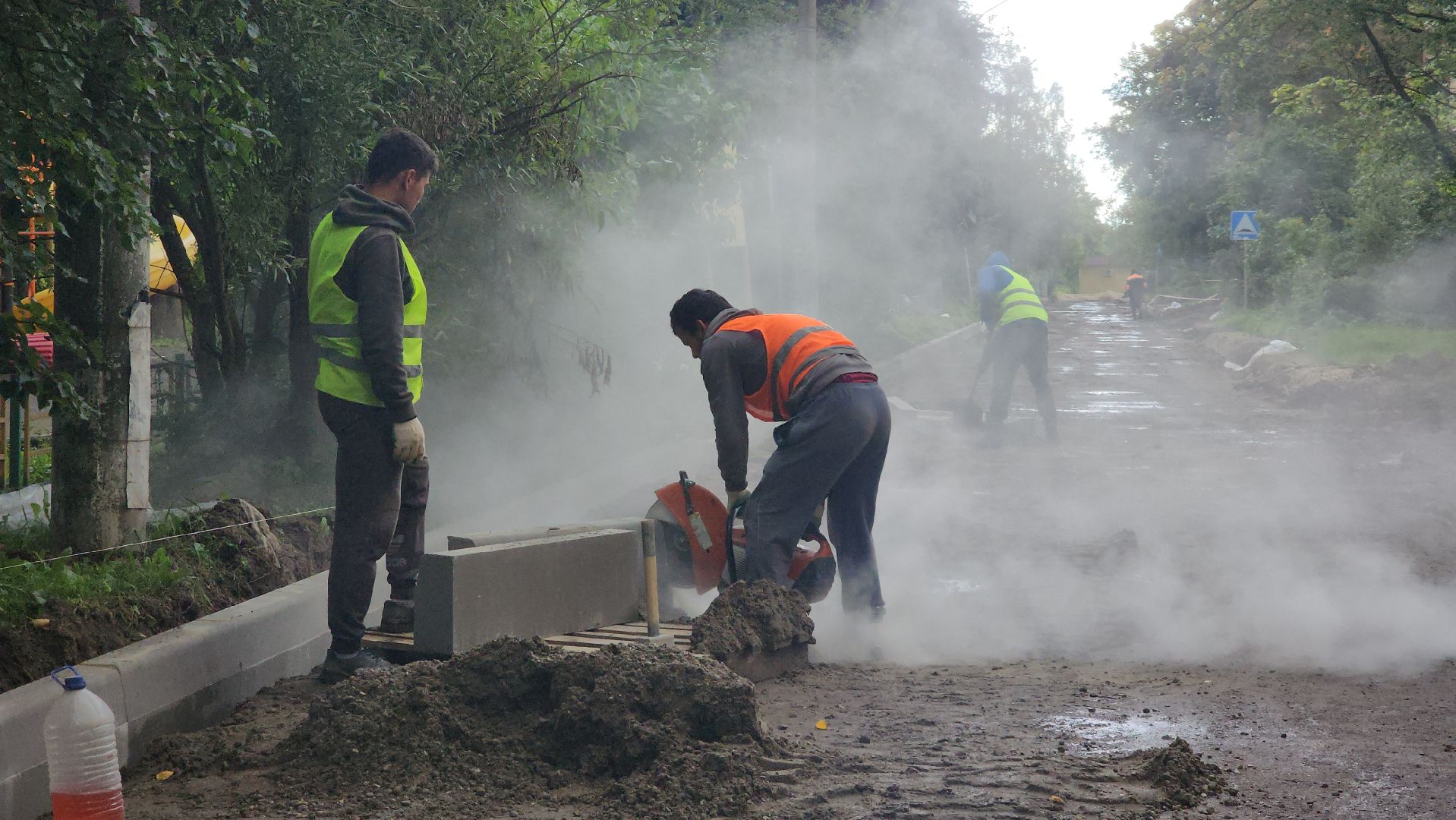 Асфальтирование , Благоустройство , Лобня ,