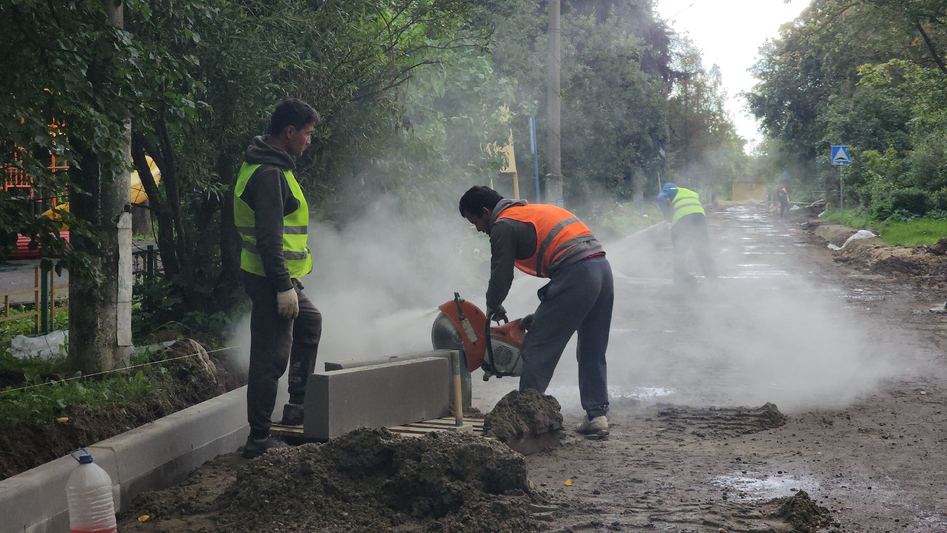 Асфальтирование , Благоустройство , Лобня ,