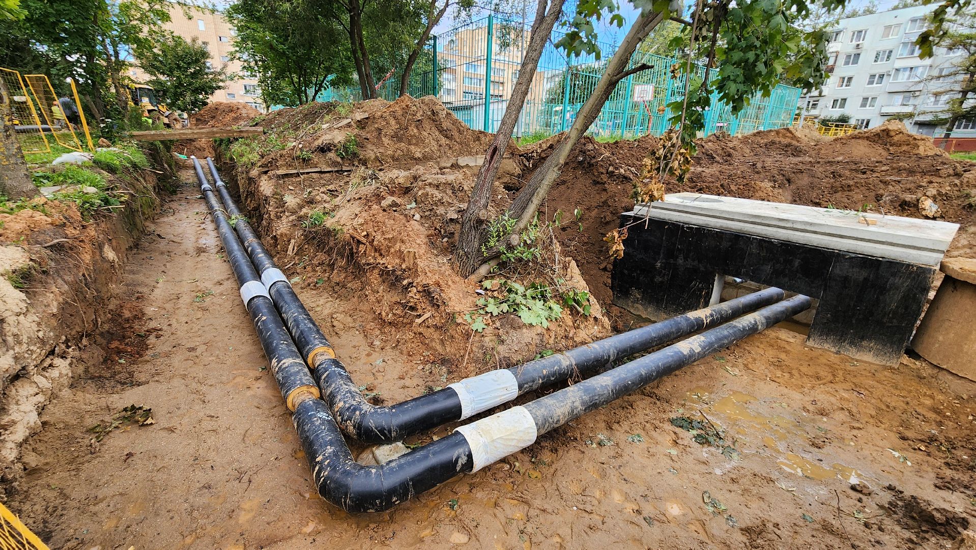 жкх, замена теплосетей, новые теплокамеры, руза,