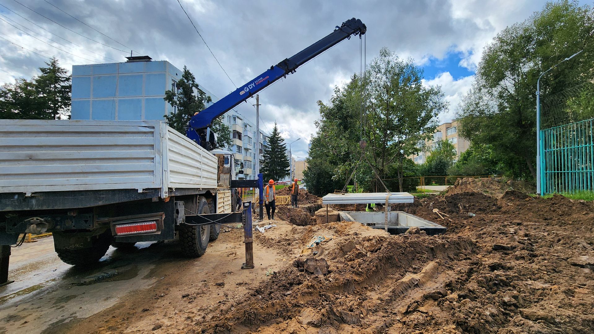 жкх, замена теплосетей, новые теплокамеры, руза,