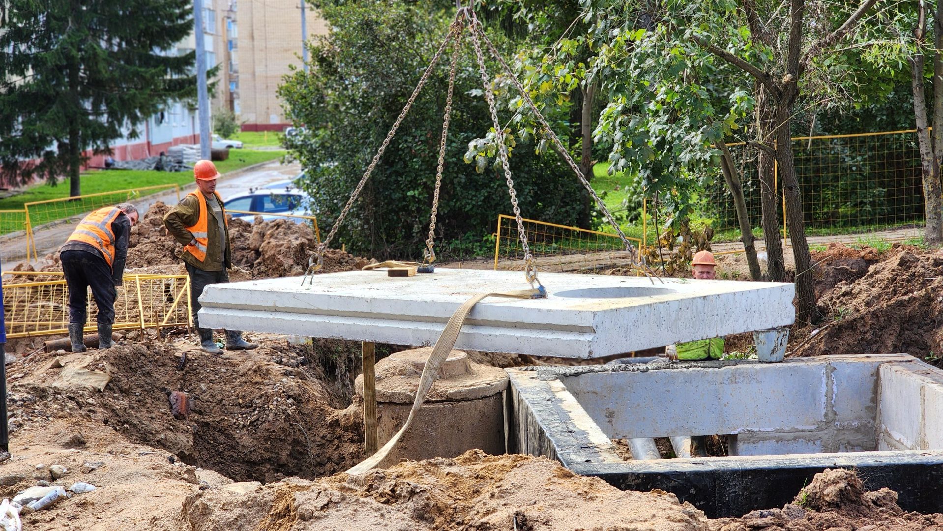 жкх, замена теплосетей, новые теплокамеры, руза,