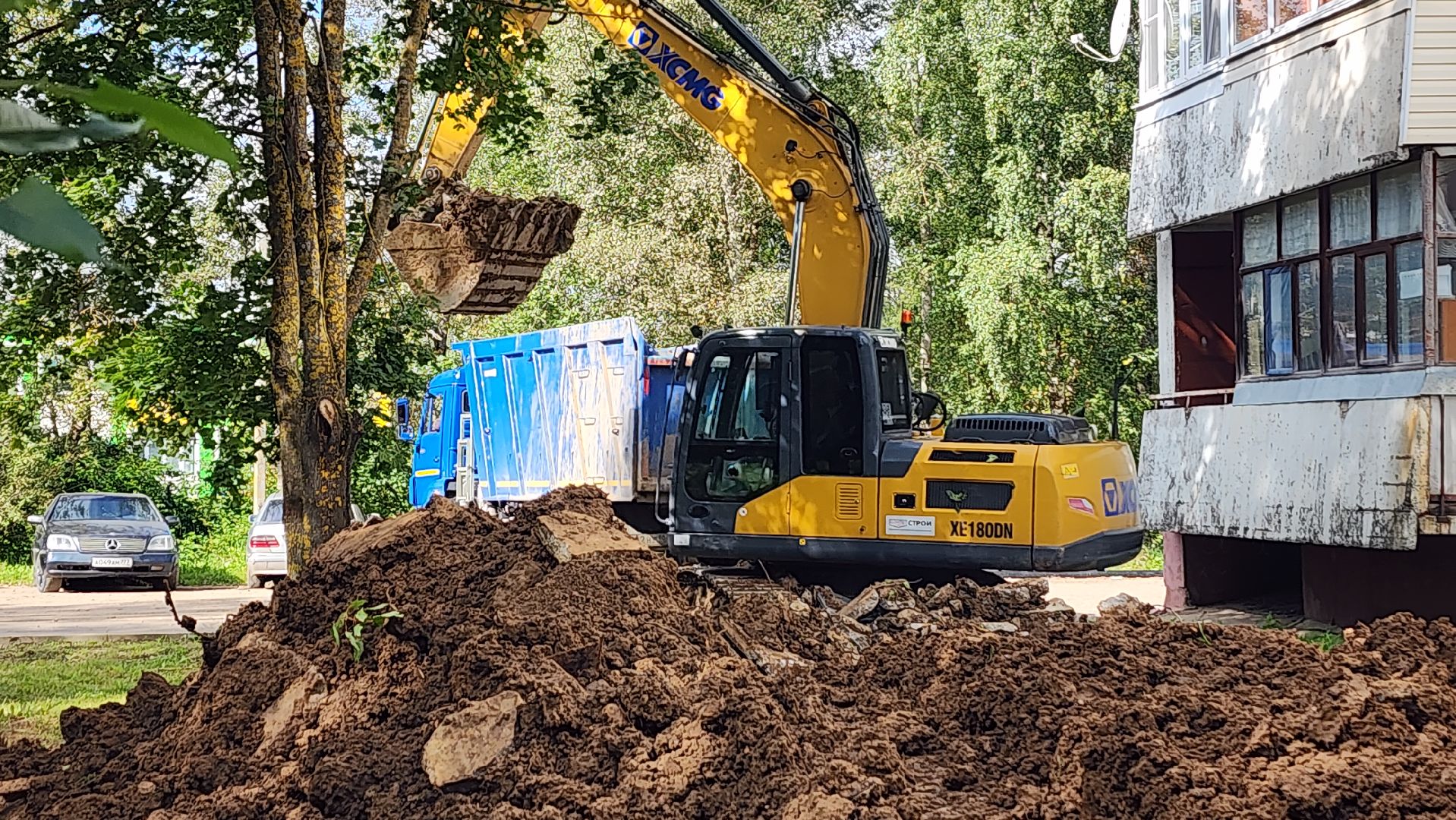 волоколамск, сычево, ремонт теплосетей,