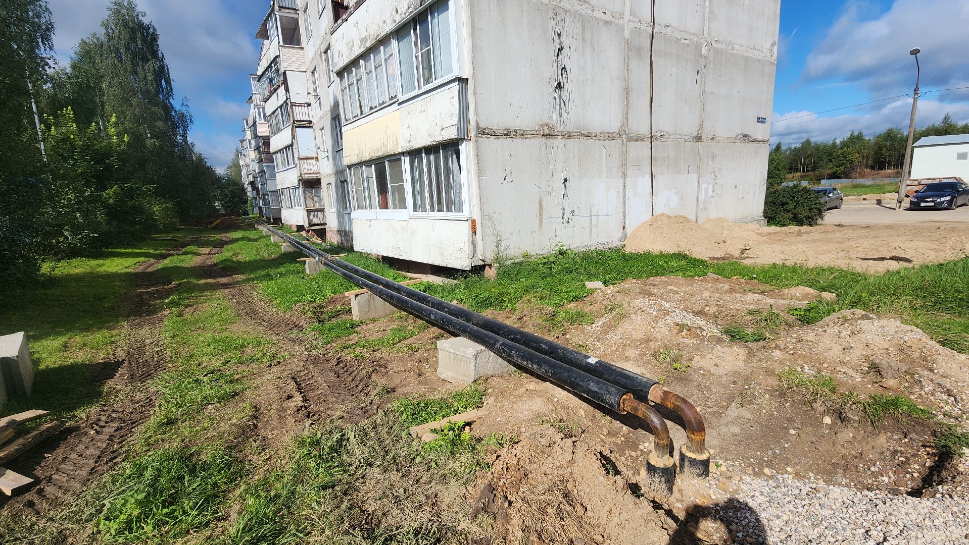 волоколамск, сычево, ремонт теплосетей,