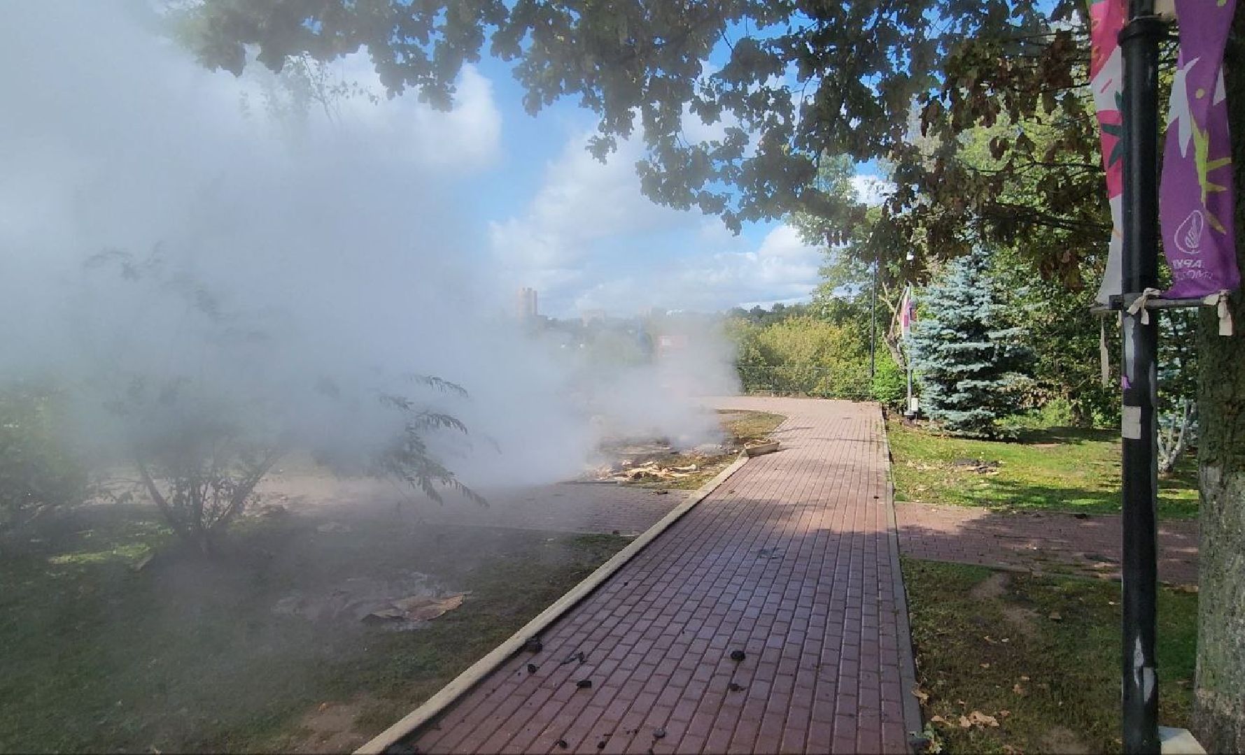 трубопровод, прорыв, авария, устранение аварии,