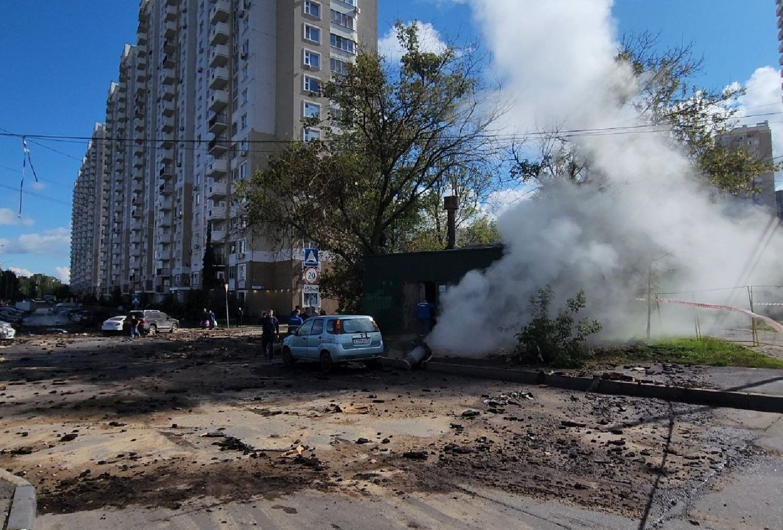 трубопровод, прорыв, авария, устранение аварии,