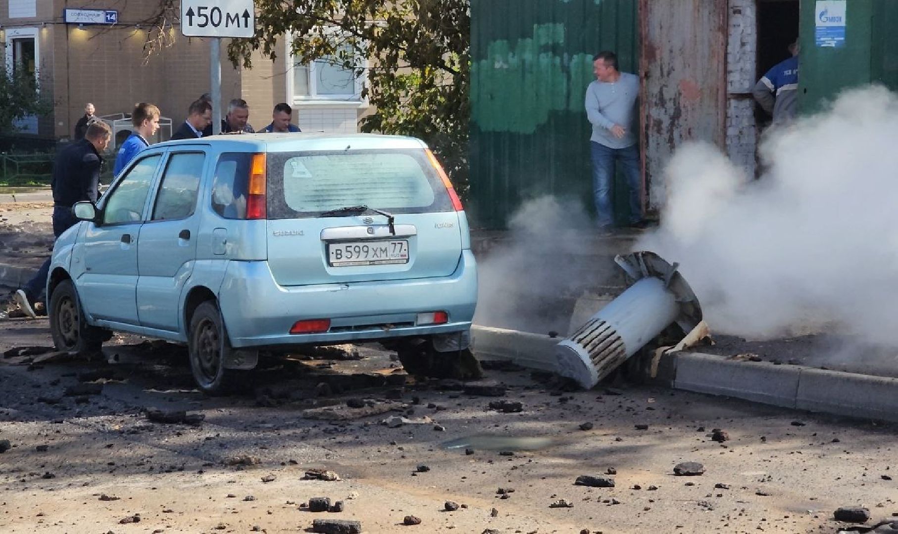 трубопровод, прорыв, авария, устранение аварии,