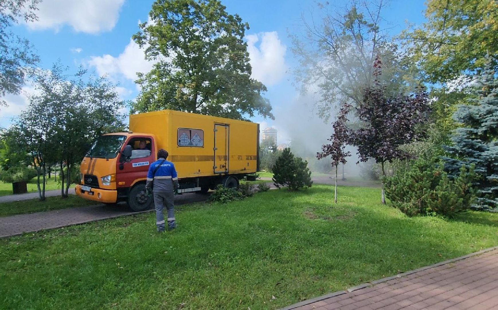 трубопровод, прорыв, авария, устранение аварии,