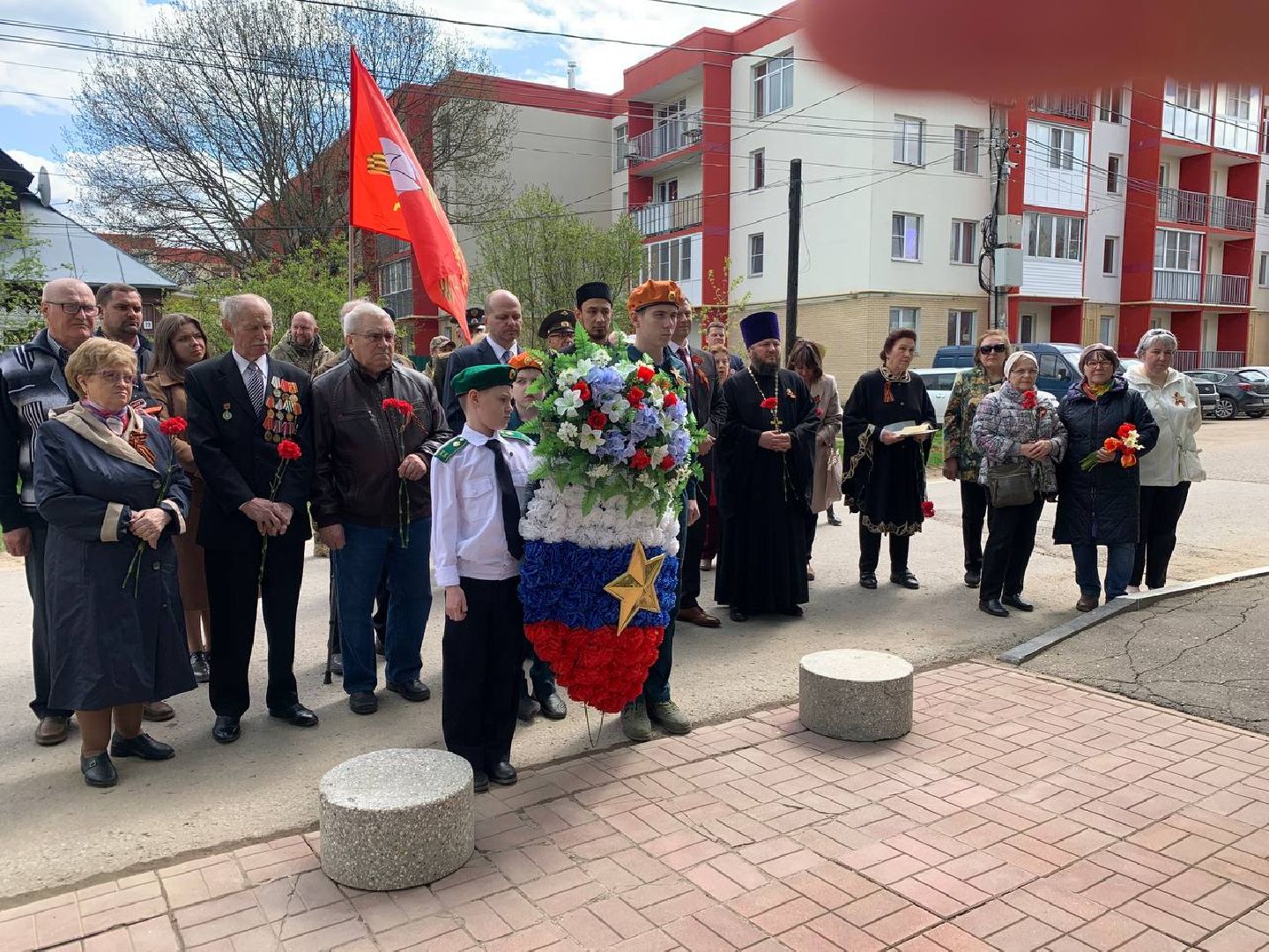 Звенигород, День Победы, автопробег, возложение цветов