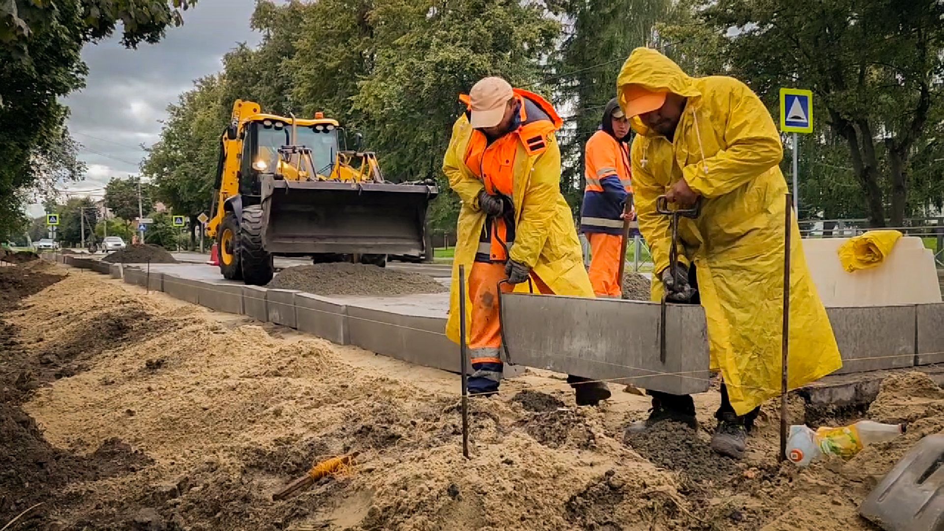 бронницы, ремонт дорог, новая парковка у школы, расширение парковки в бронницах,