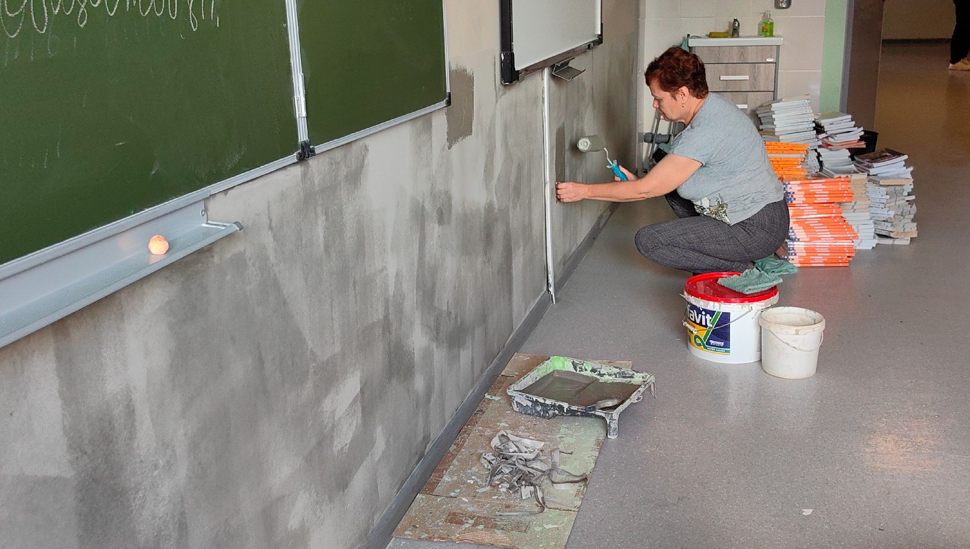 лицей, стена, санузел, учащиеся,