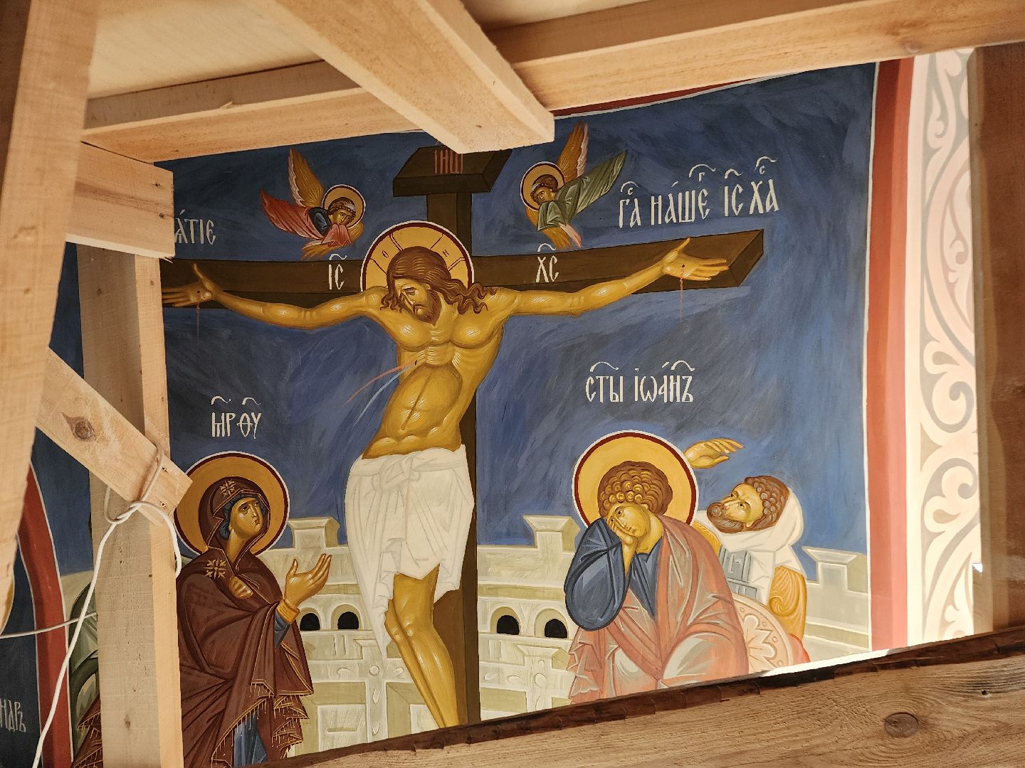 фрязино, роспись храма, иконописец, иконопись,