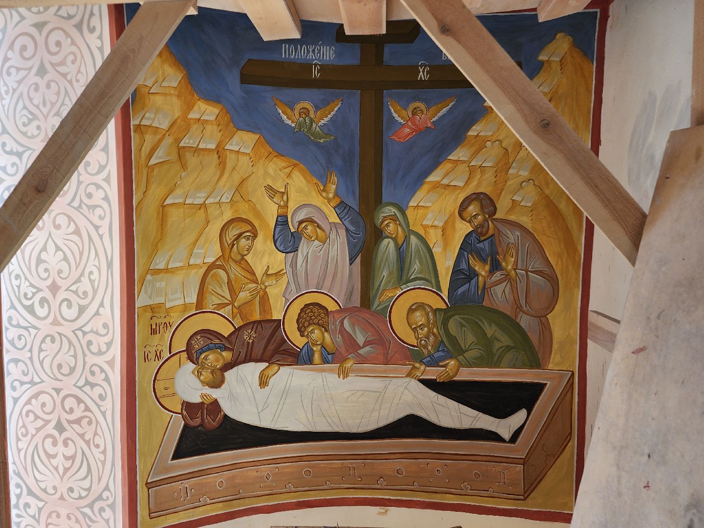 фрязино, роспись храма, иконописец, иконопись,