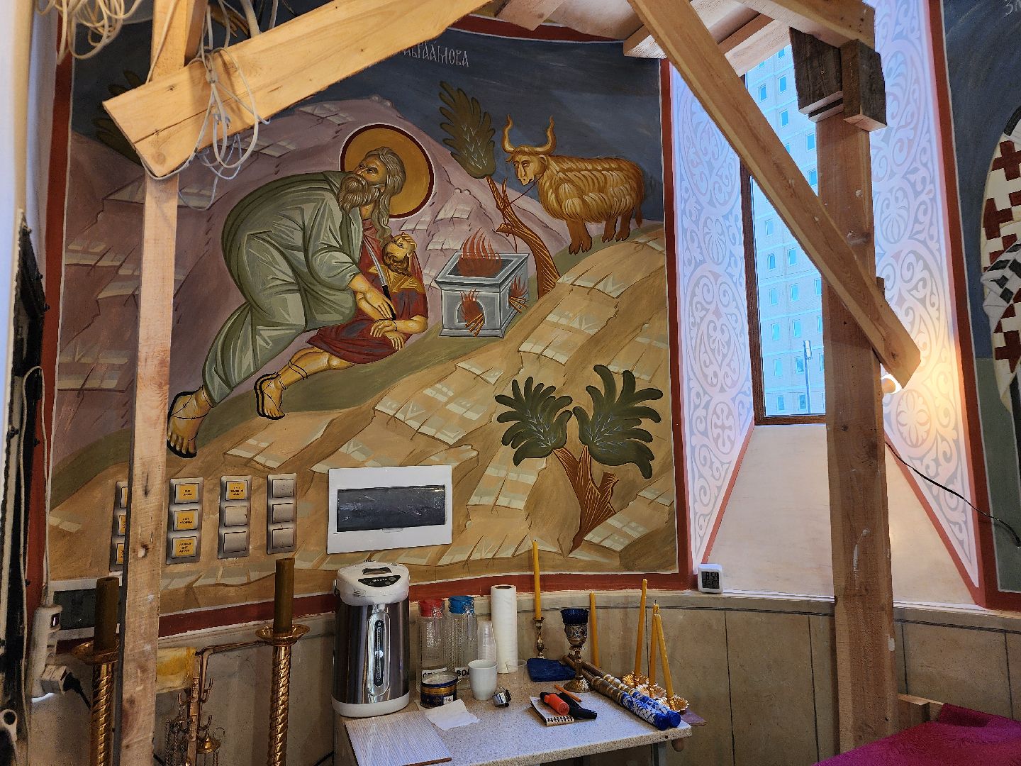 фрязино, роспись храма, иконописец, иконопись,