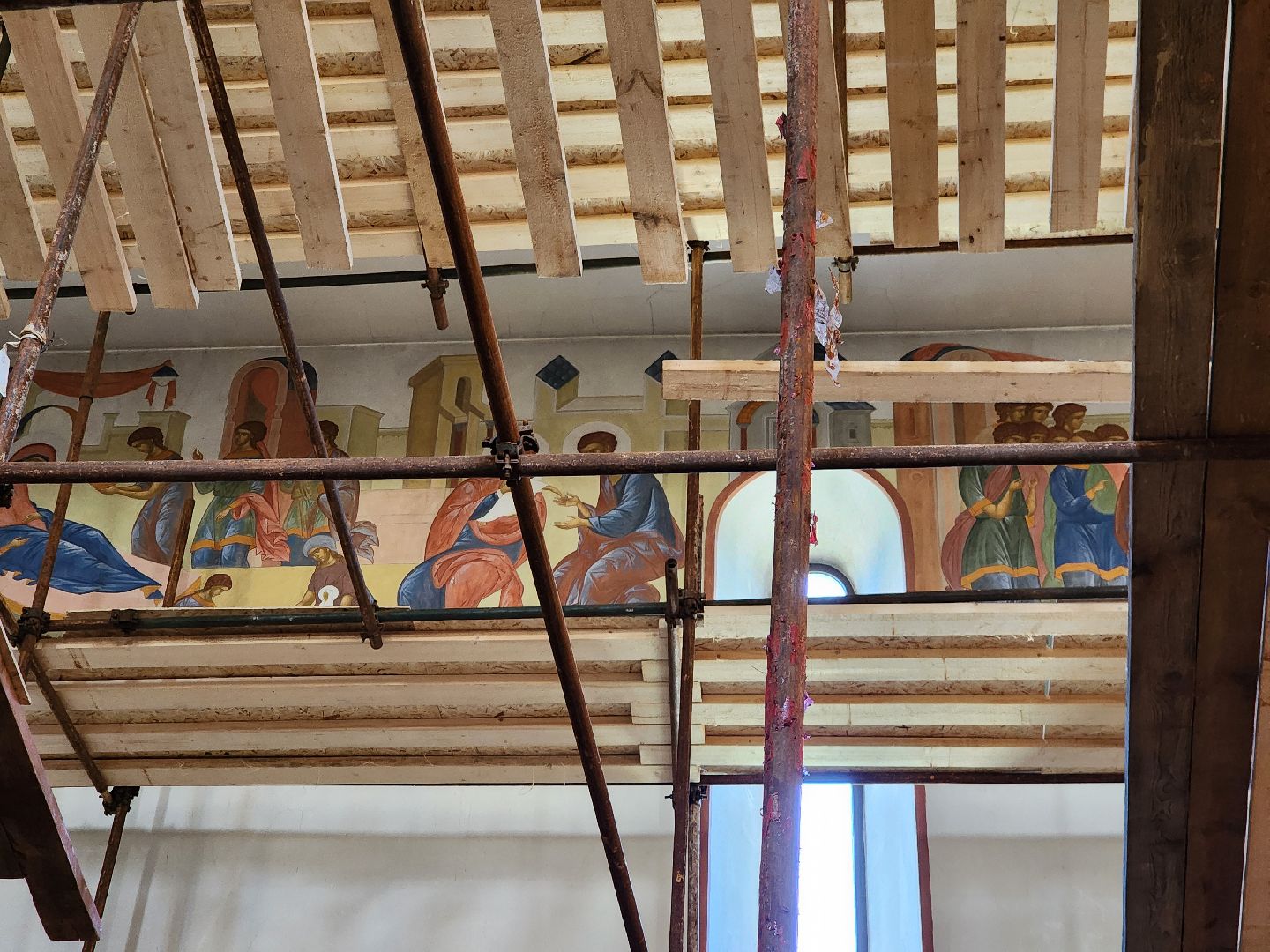 фрязино, роспись храма, иконописец, иконопись,