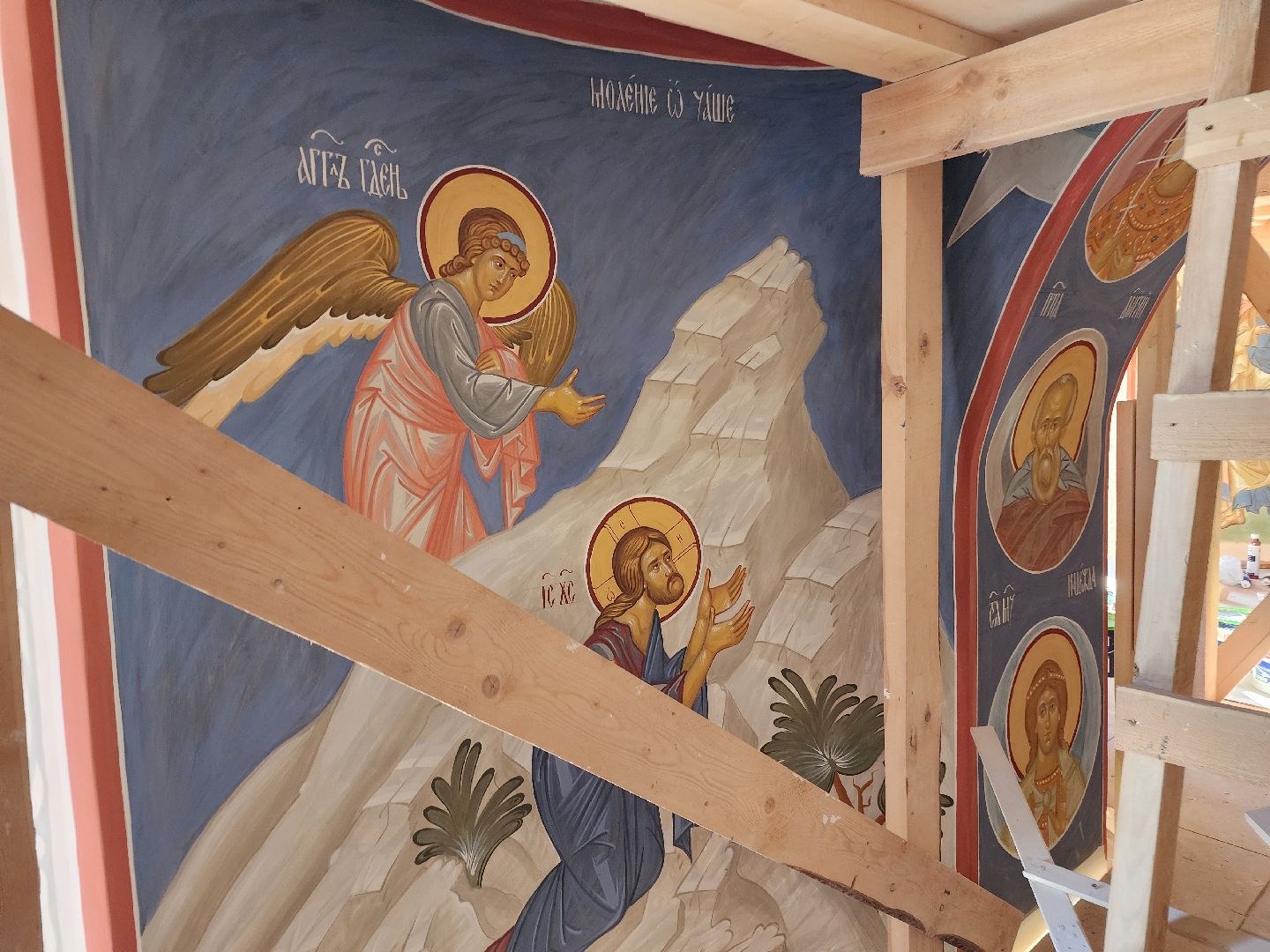 фрязино, роспись храма, иконописец, иконопись,