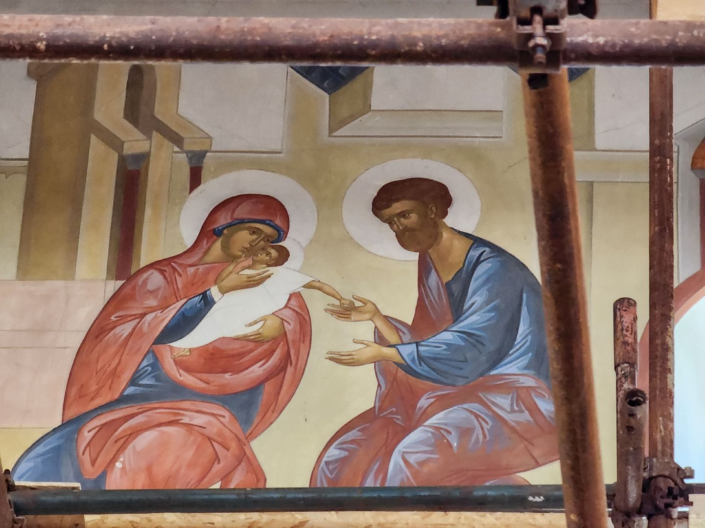 фрязино, роспись храма, иконописец, иконопись,